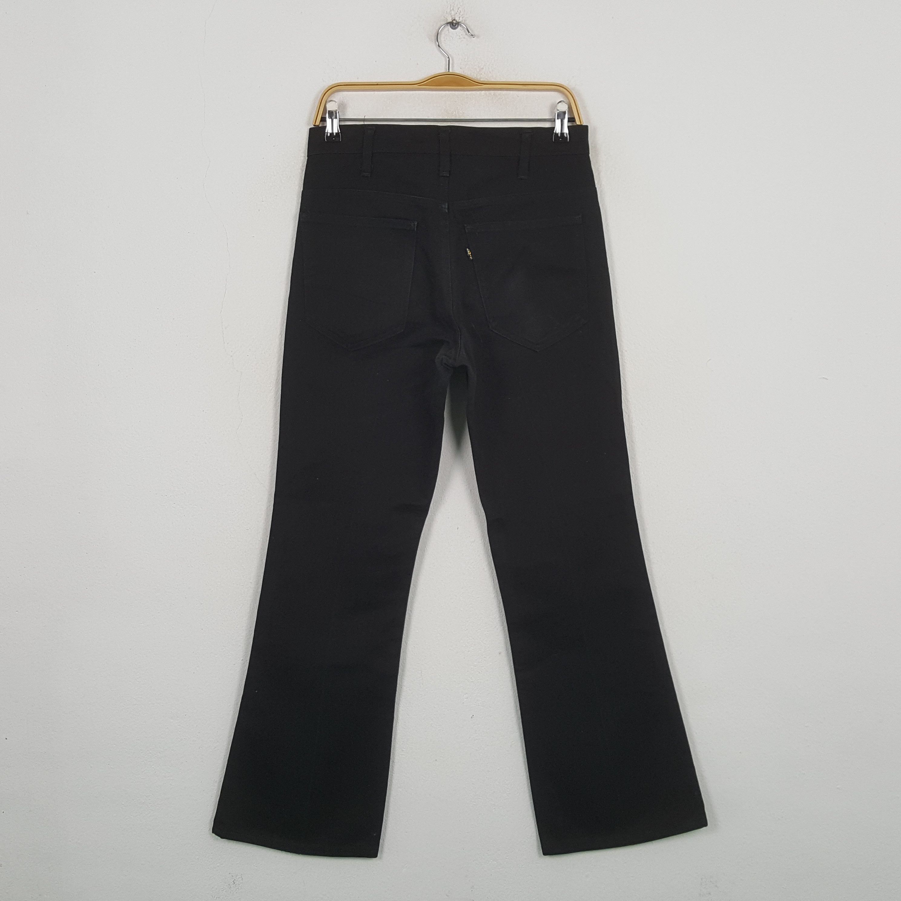 Levi's Vintage Levi's Sta Prest Bootcut Black Jeans RR15 Size US 30 / EU 46 - 4 Thumbnail