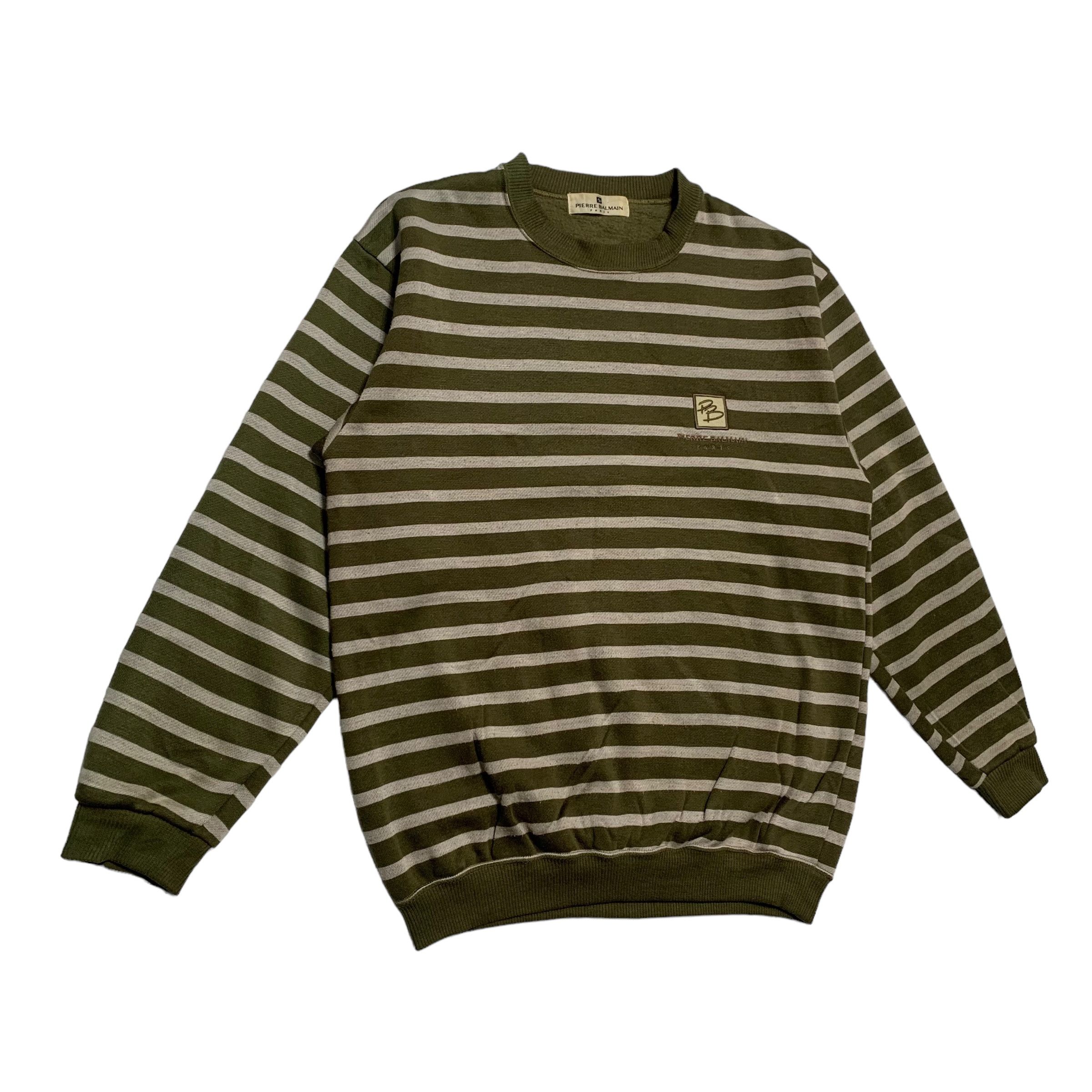 Pierre Balmain Pierre Balmain Stripe Sweatshirt Size US M / EU 48-50 / 2 - 2 Thumbnail