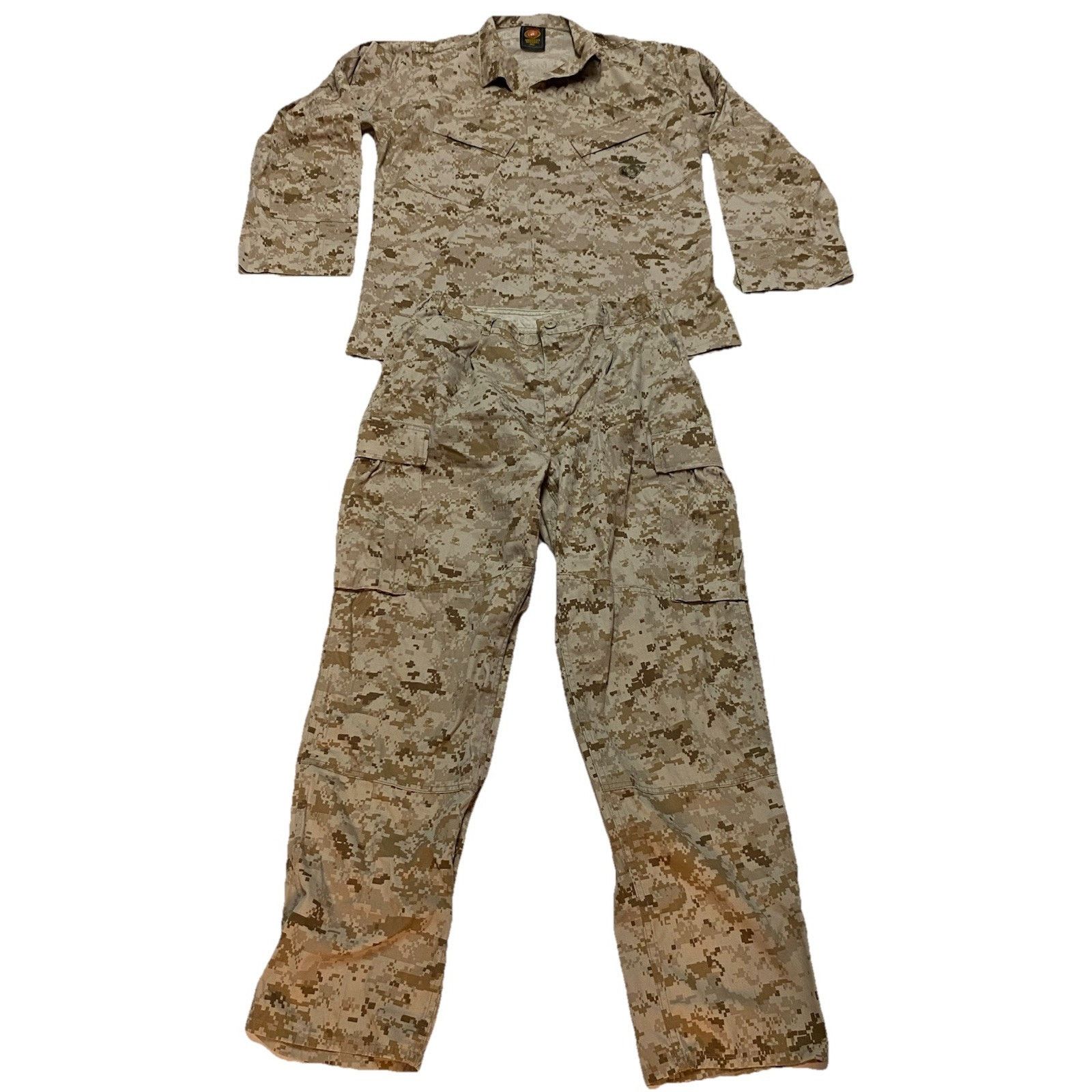 Other USMC Desert Combat Shirt and Pants Set Size MEDIUM REGULAR Size US M / EU 48-50 / 2 - 1 Thumbnail