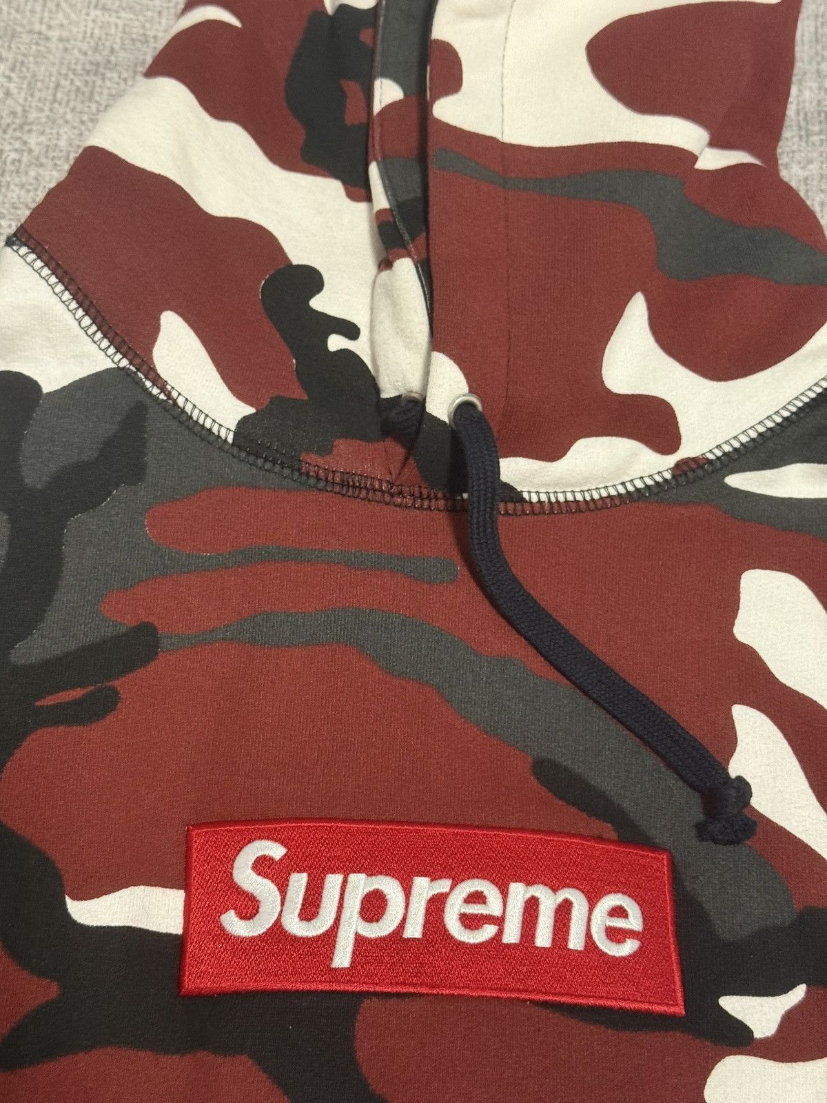 Supreme Supreme fw13 red camo box logo hooded sweatshirt hoodie Size US M / EU 48-50 / 2 - 2 Thumbnail