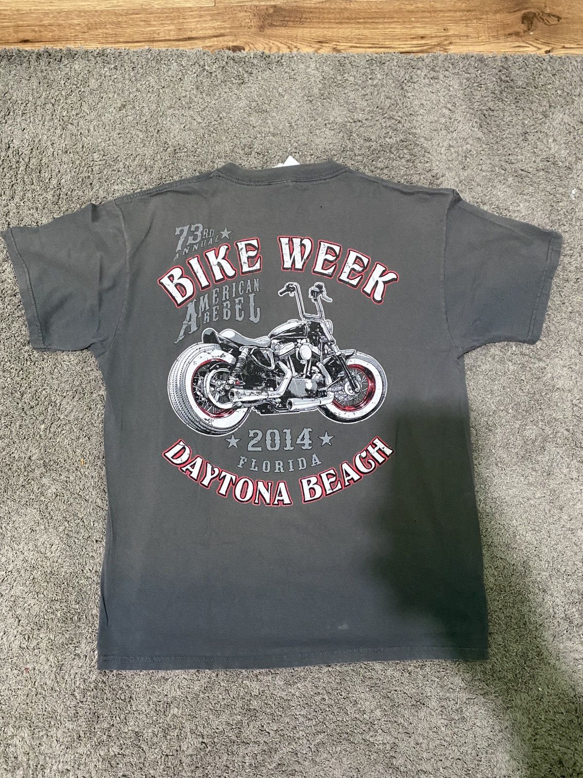 Harley Davidson Daytona motor bike vintage tee similar to Harley Davidson Size US L / EU 52-54 / 3 - 3 Thumbnail