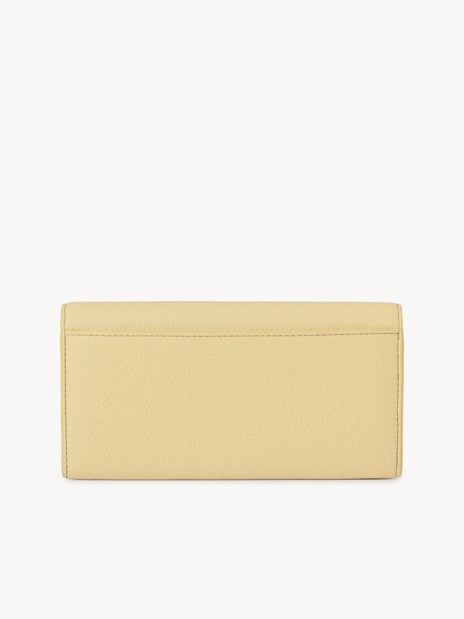 Chloe oc11z0625 Size: OS / Marcie Long Wallet With Flap in Yellow Size ONE SIZE - 4 Thumbnail