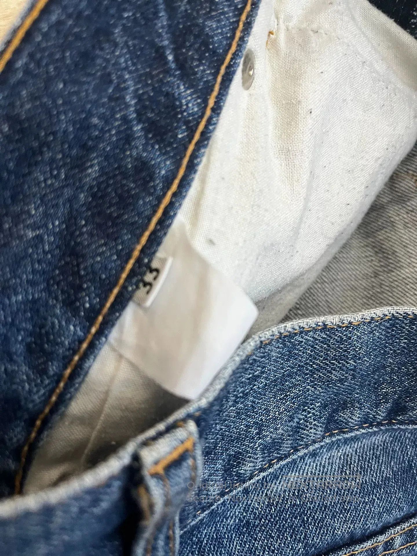Helmut Lang helmut lang splattered denim jeans classic cut. Size US 34 / EU 50 - 6 Thumbnail