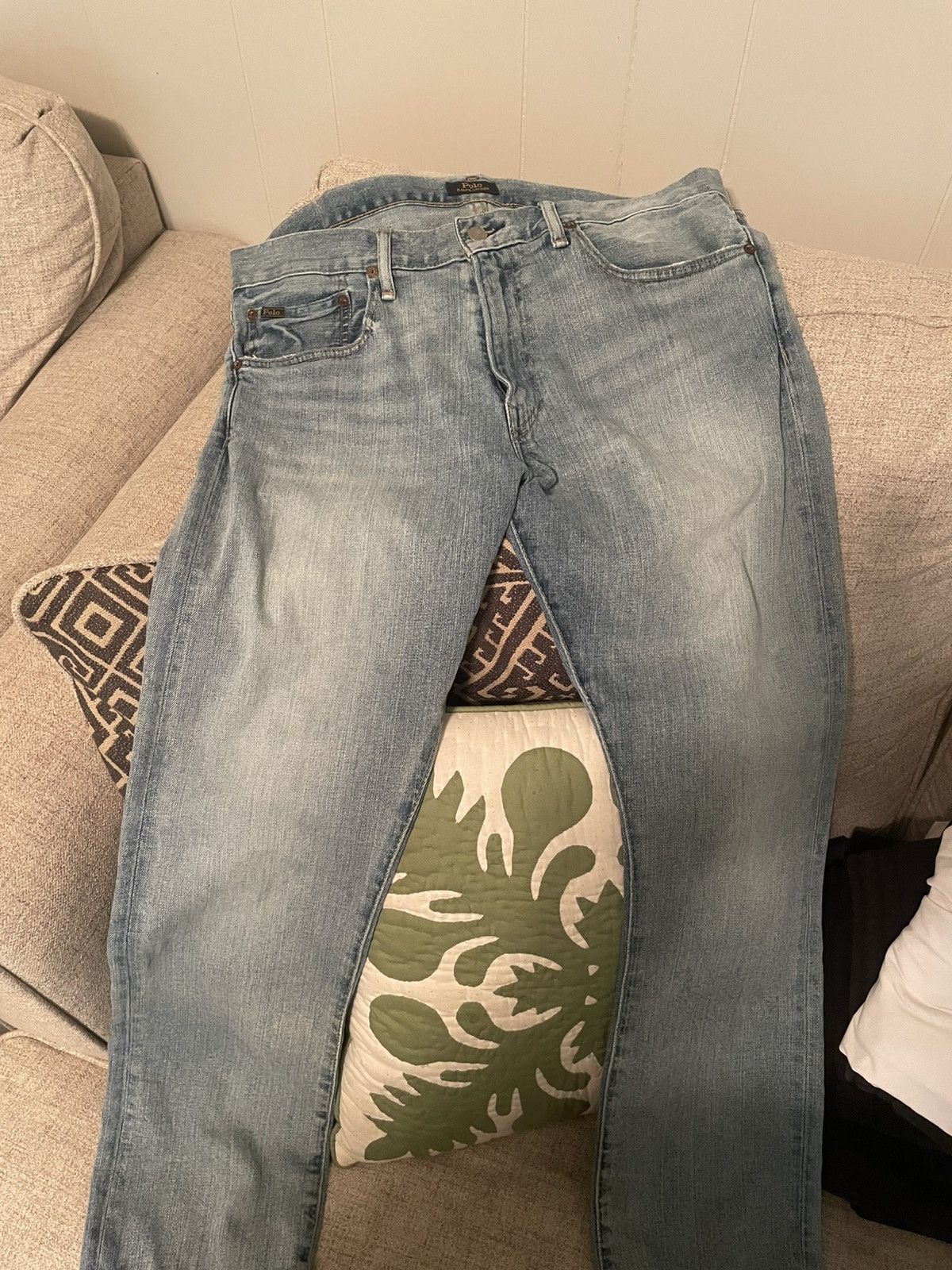 Polo Ralph Lauren 5 pocket washed denim Size US 35 - 1 Thumbnail