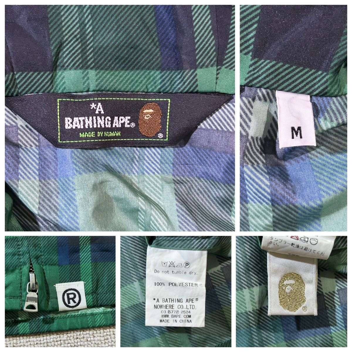 Bape Bape Check Hoodie Jacket Size US M / EU 48-50 / 2 - 10 Thumbnail