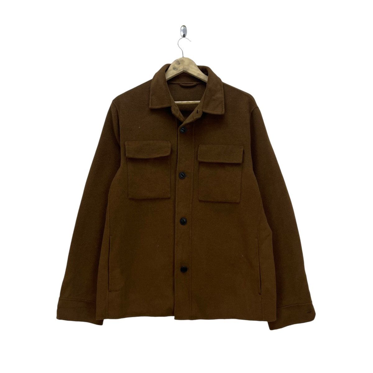 Autumn Cashmere × Massimo Dutti Mossimo Dutti Blend Wool Shirt Jacket Size US M / EU 48-50 / 2 - 1 Thumbnail