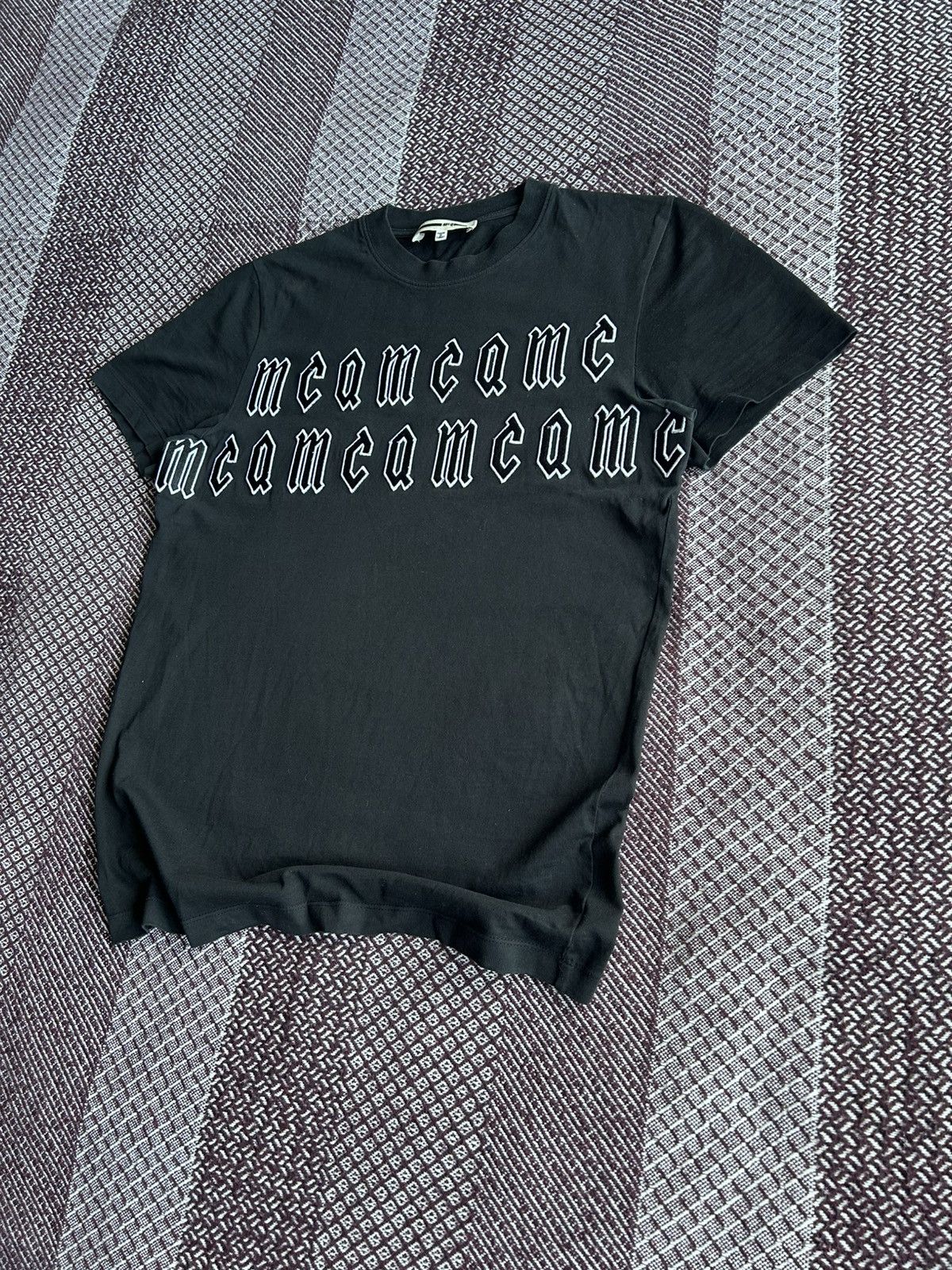 Alexander McQueen × MCQ × McQ Alexander McQueen MCQ by Alexander McQuenn Embroidered Big Logo T-shirt Size S Size US S / EU 44-46 / 1 - 7 Thumbnail
