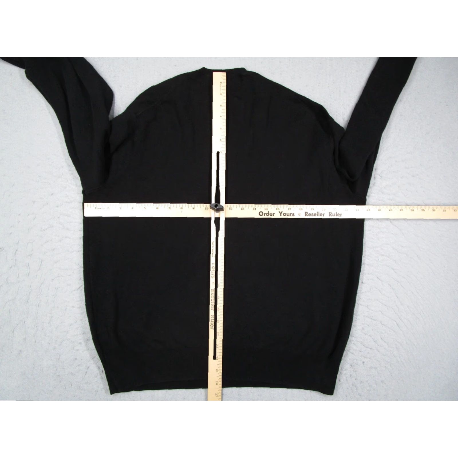 Polo Ralph Lauren Polo Ralph Lauren Sweater Mens XL Black Pima Cotton V Neck Pullover Pony Logo Shirt Size US XL / EU 56 / 4 - 4 Thumbnail