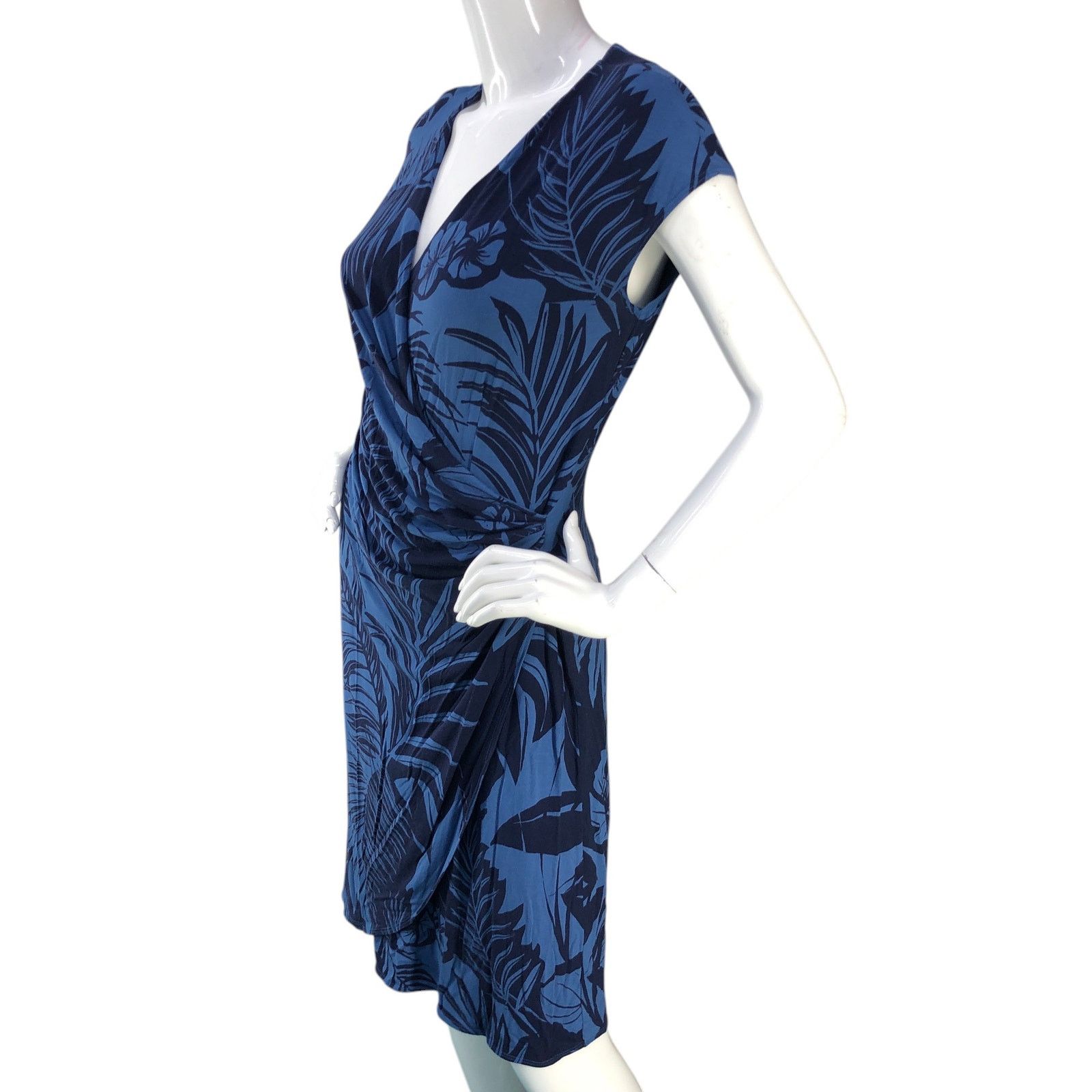 Tommy Bahama Tommy Bahama Size S Dress Faux Wrap Lets Be Fronds Tambour Size S / US 4 / IT 40 - 4 Thumbnail