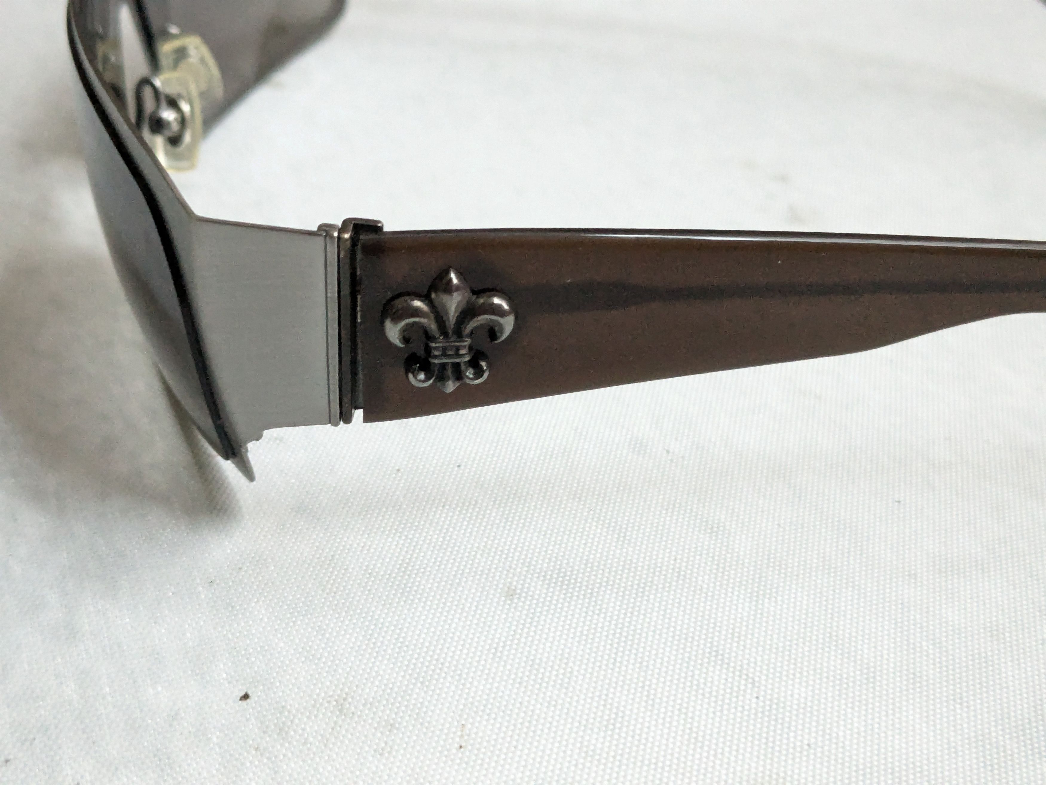 Chrome Hearts Chrome Hearts Sunglasses Rear End Gray Brown Cross Sterling Size ONE SIZE - 5 Thumbnail