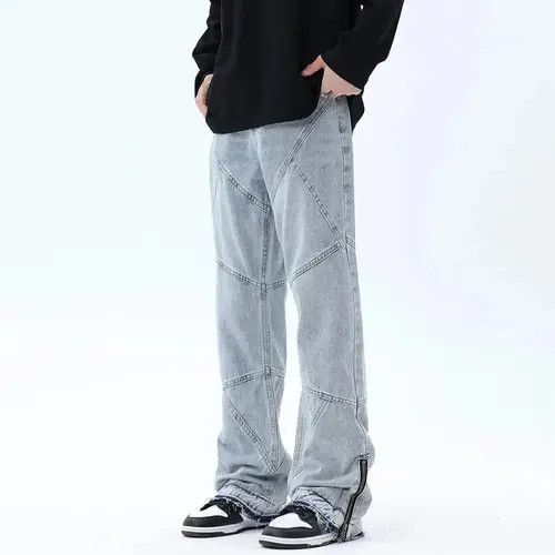 Japanese Brand × Jean Embroidered Stack Blue JEans Size US 30 / EU 46 - 1 Thumbnail