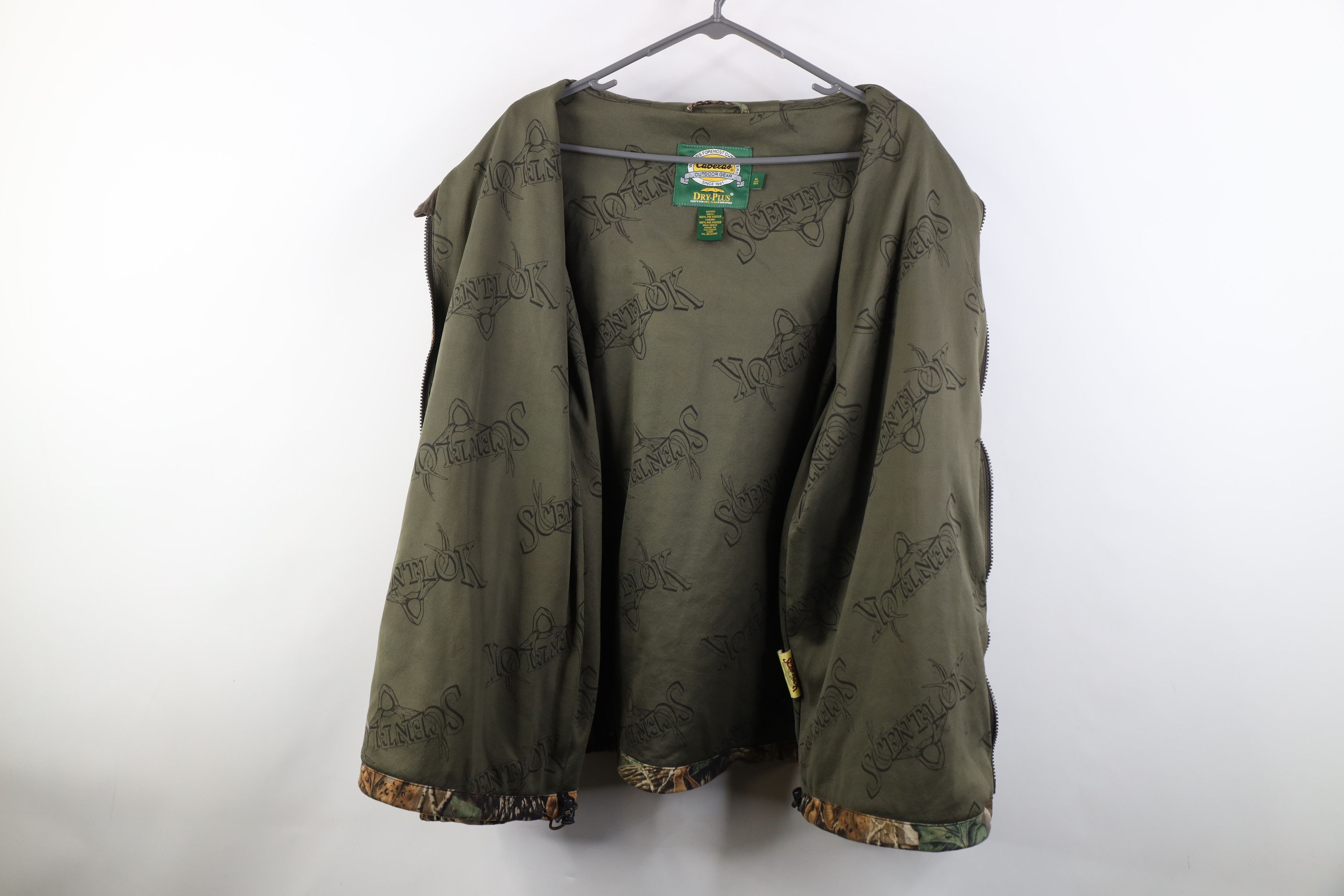 Cabelas Vintage Cabelas Chamois Cloth Full Zip Jacket Dry Plus Size US XL / EU 56 / 4 - 9 Thumbnail
