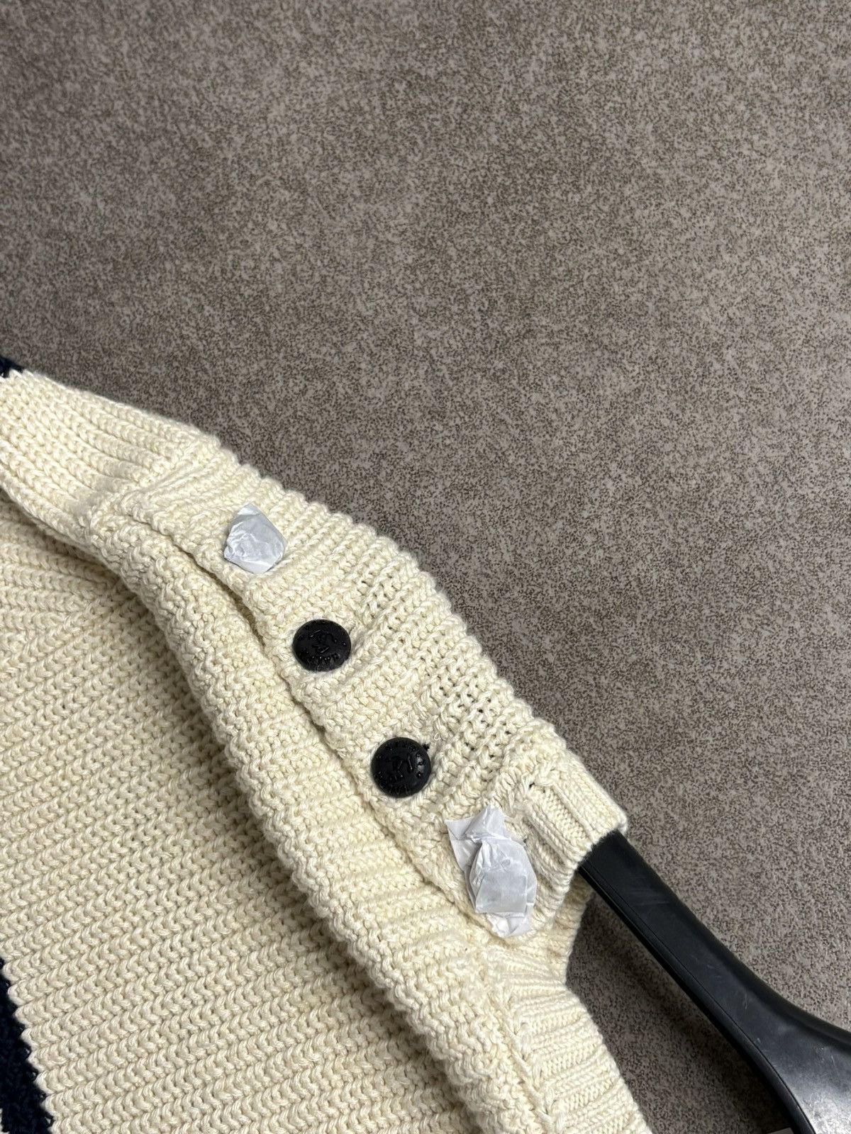 Polo Ralph Lauren Cream Striped Cotton Linen Sweater Ralph Lauren Men’s XL Size US XL / EU 56 / 4 - 5 Thumbnail