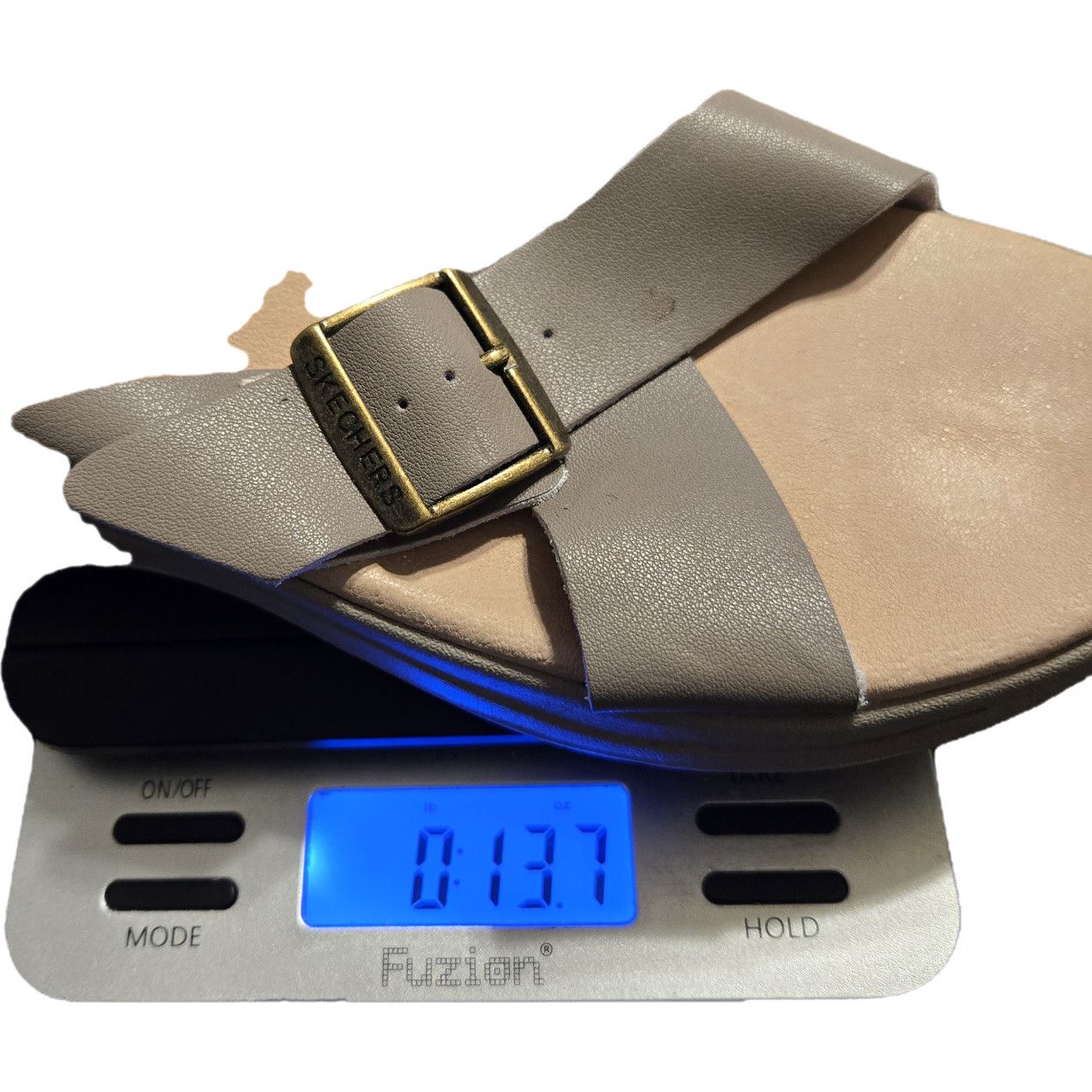 SKECHERS ​Skechers Arch Fit Leather Cross Strap Slide Sandals 8 Size US 8 / IT 38 - 10 Thumbnail