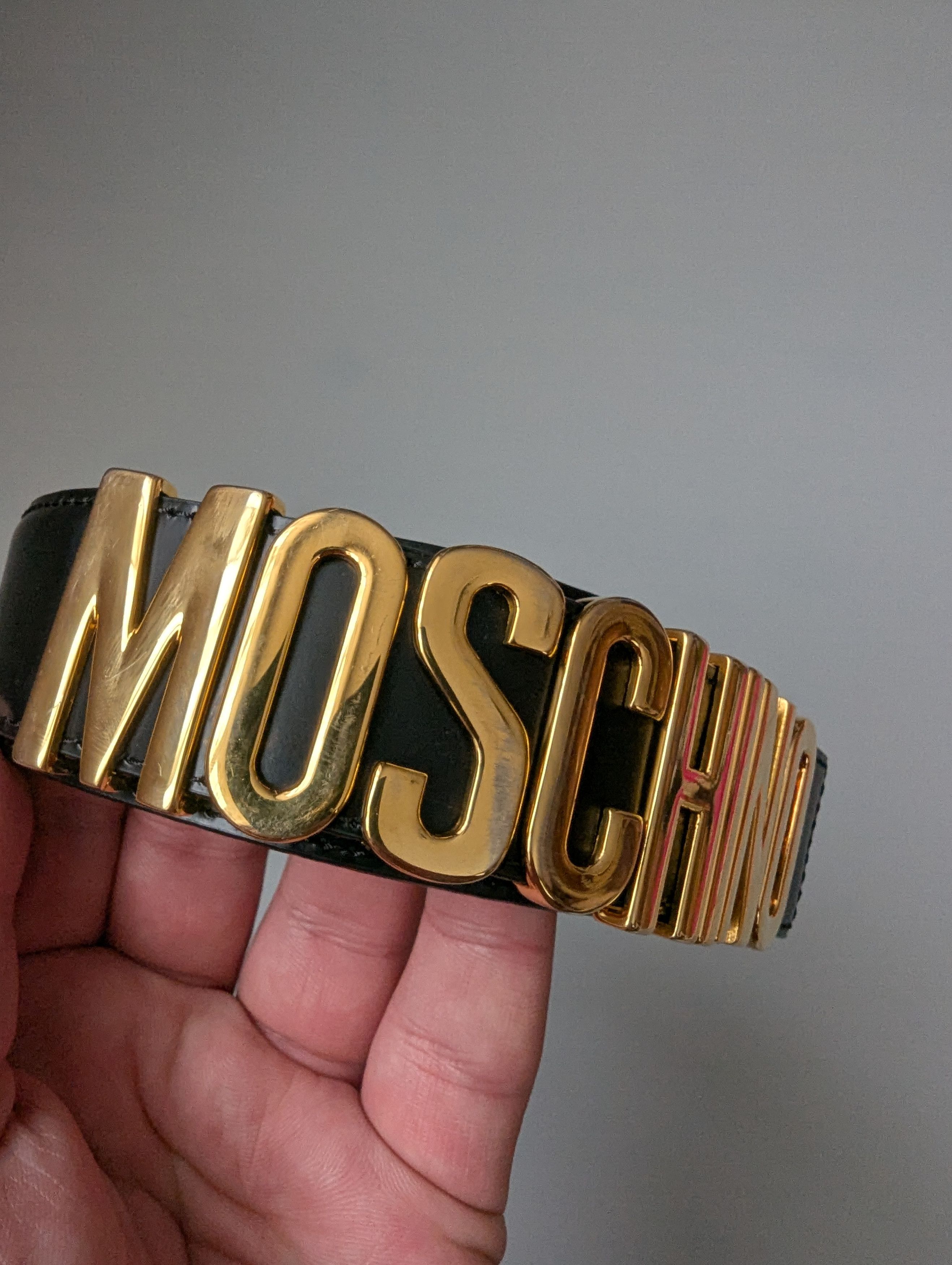 Moschino Moschino leather belt Logo Size ONE SIZE - 3 Thumbnail