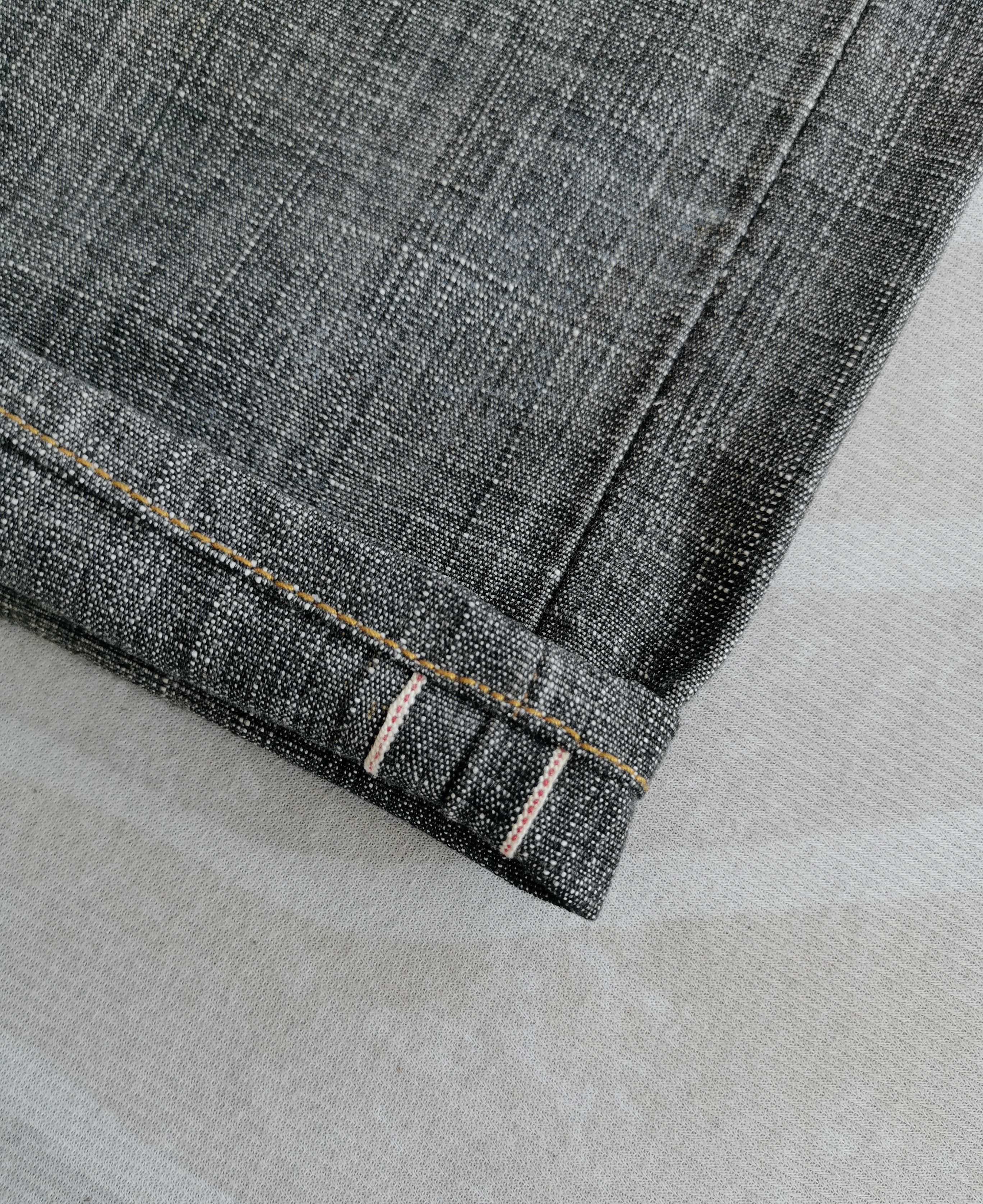 Edwin Edwin Japan 505D Selvedge Denim Charcoal Grey Loose Straight Size US 32 / EU 48 - 11 Thumbnail