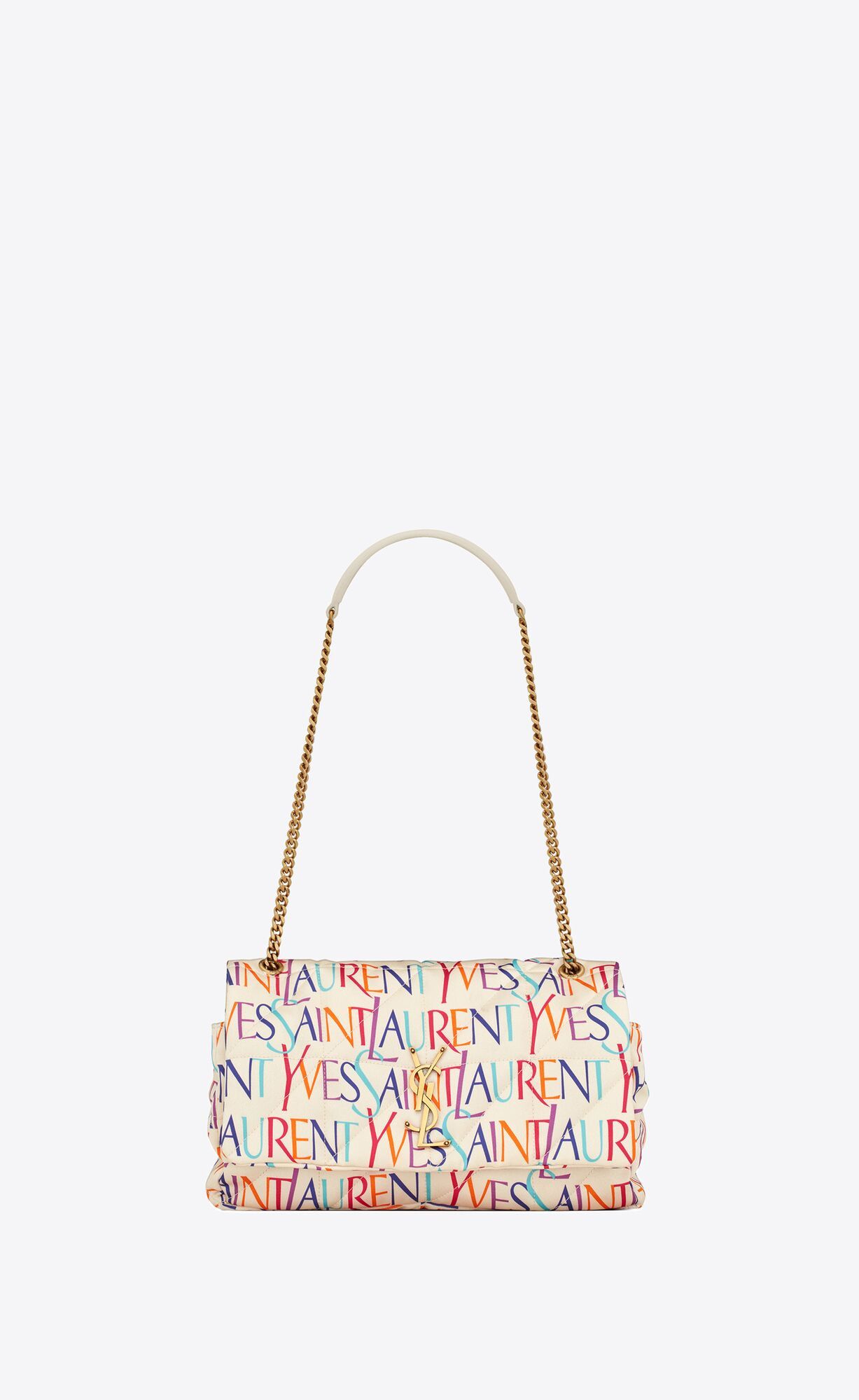 Saint Laurent Paris o1s1wg110724 Size: OS / Jamie Medium Silk Bag in Multicolor Size ONE SIZE - 1 Thumbnail