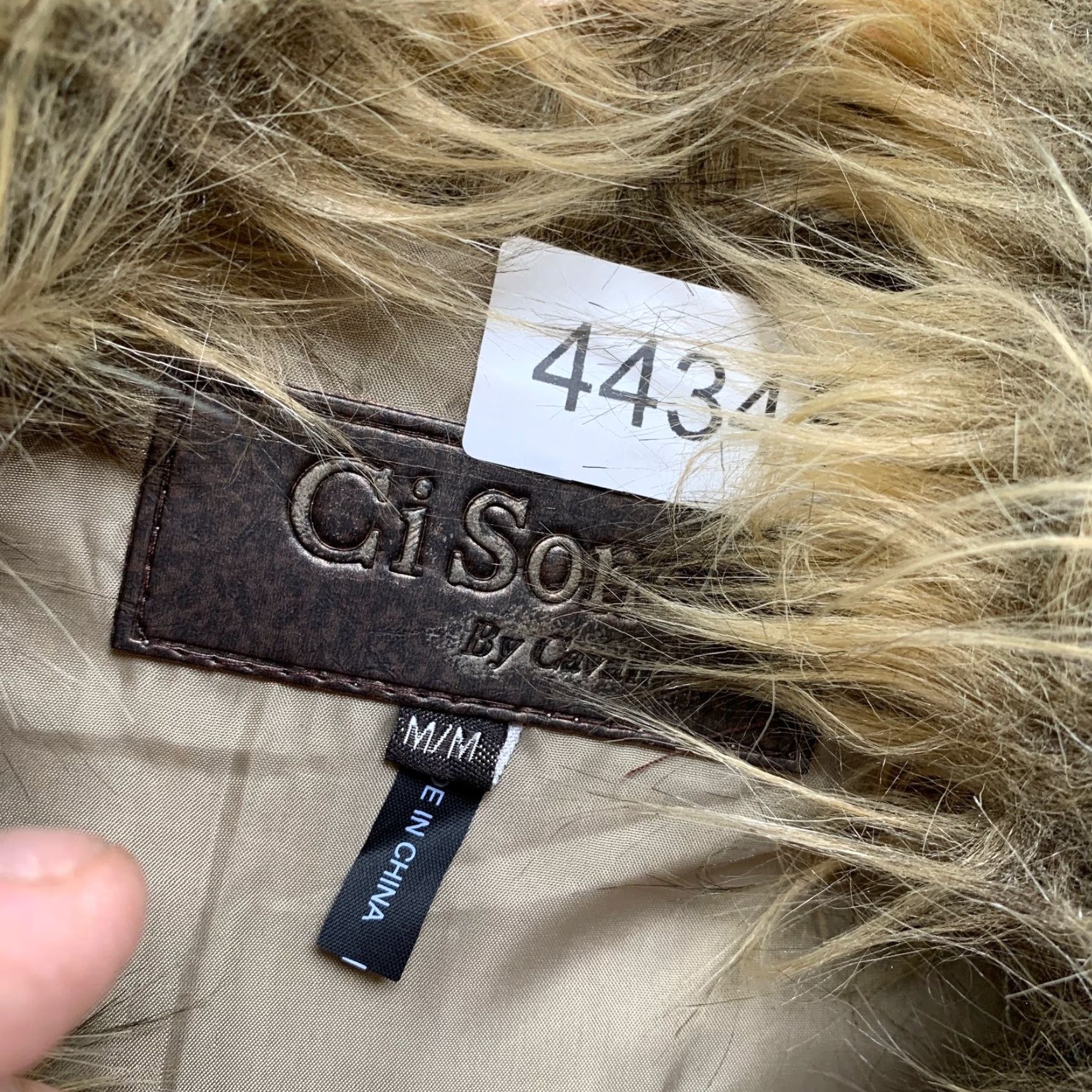 Vintage Ci Sono Vest Women M Brown Faux Fur Boho Glam Rockstar Festival Layering Shaggy Size M / US 6-8 / IT 42-44 - 5 Thumbnail