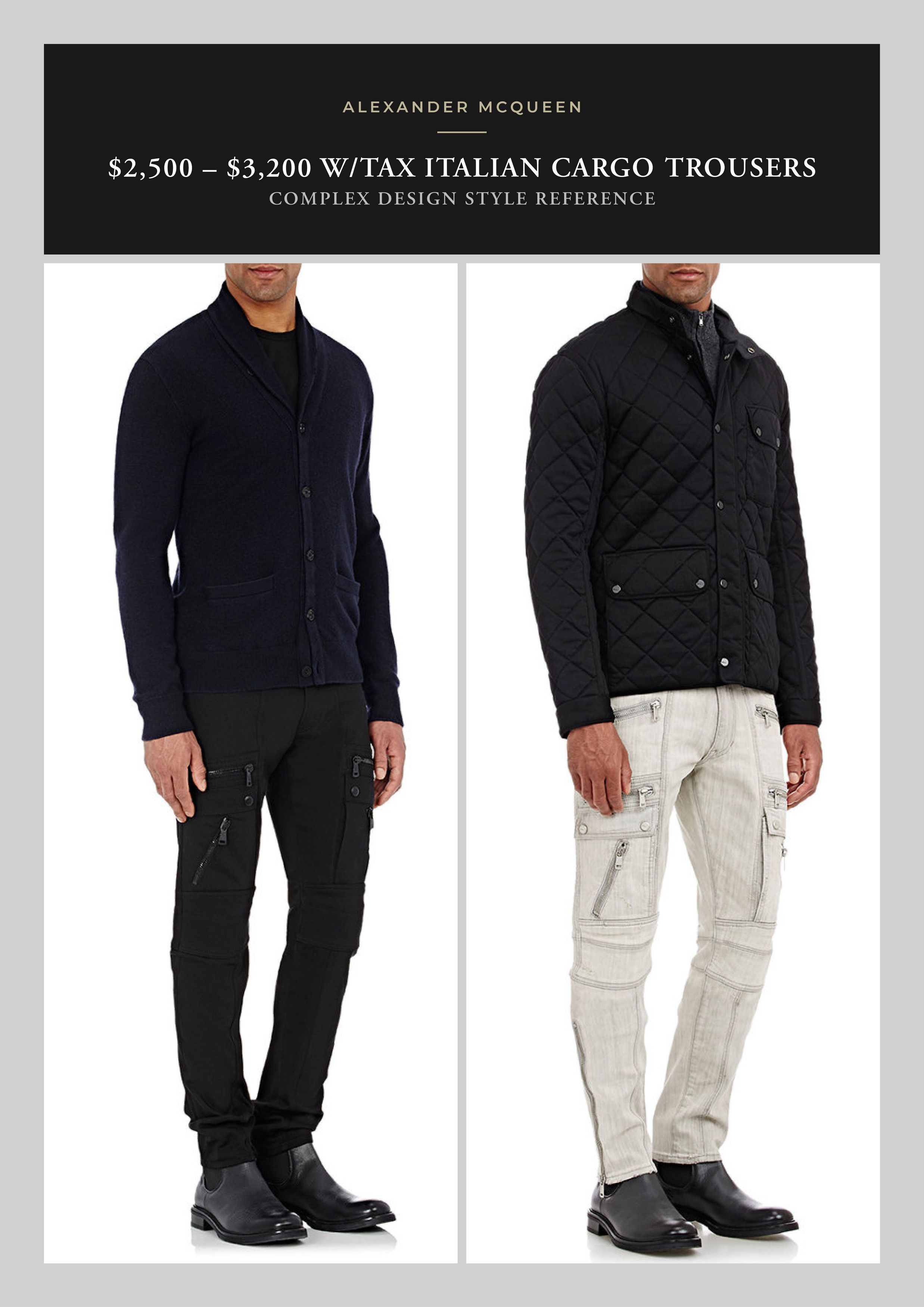 Alexander McQueen Ultimate Rare $2,500 w/tax MCQUEEN Handmade Cargo Pants Size US 32 / EU 48 - 9 Thumbnail