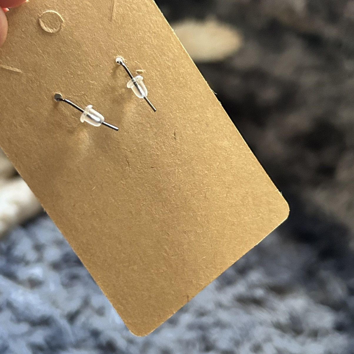 Handmade Handcrafted elegant genuine stone cat eye glass earrings Size ONE SIZE - 4 Thumbnail