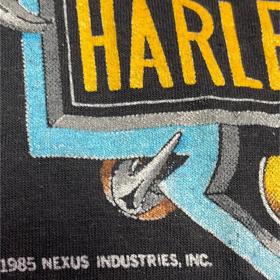 Harley Davidson Vintage 1985 Harley Eagle Tee Size US XL / EU 56 / 4 - 5 Thumbnail