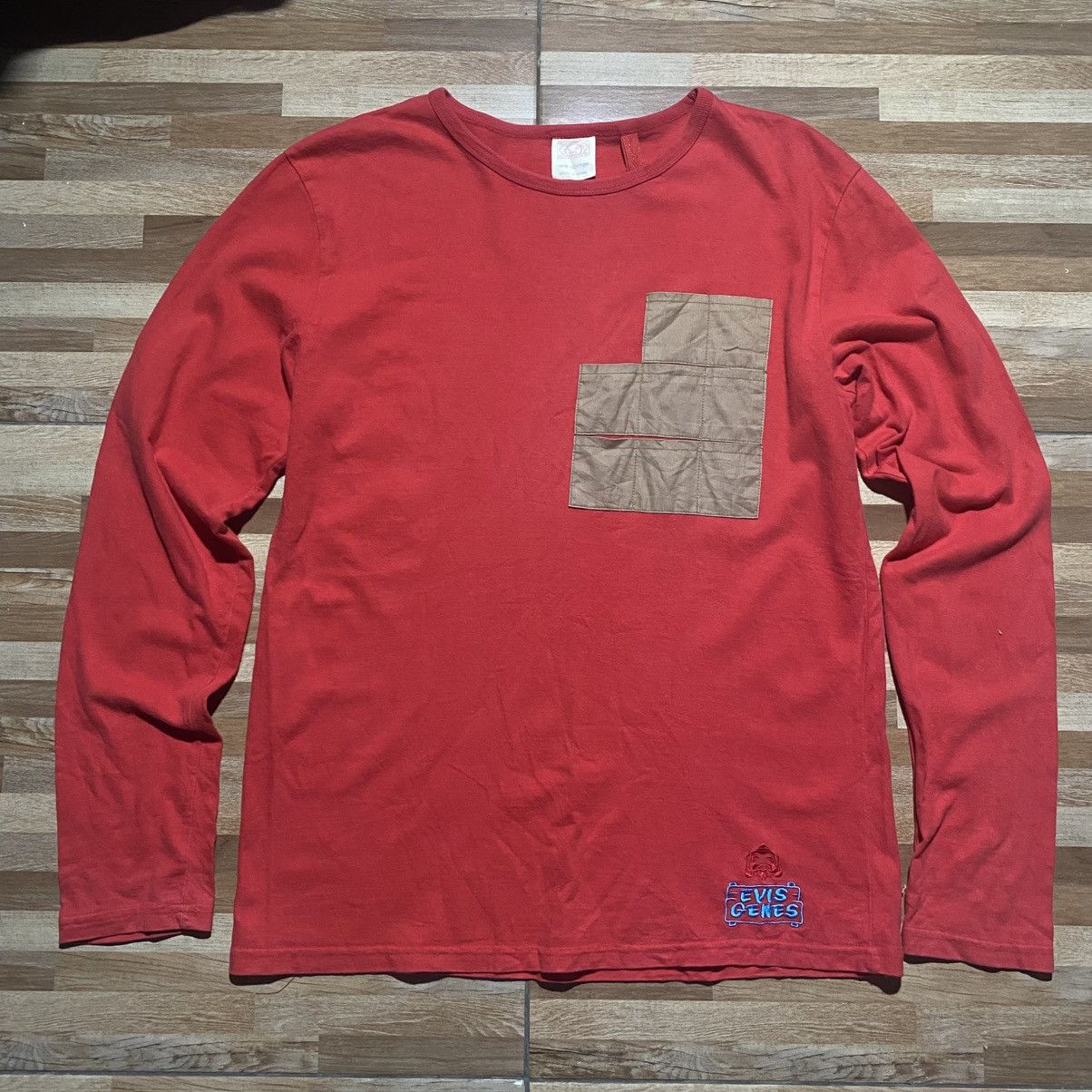 Evisu × Japanese Brand × Vintage Evisu Multi Pocket Long Sleeve Shirt Size US M / EU 48-50 / 2 - 1 Thumbnail