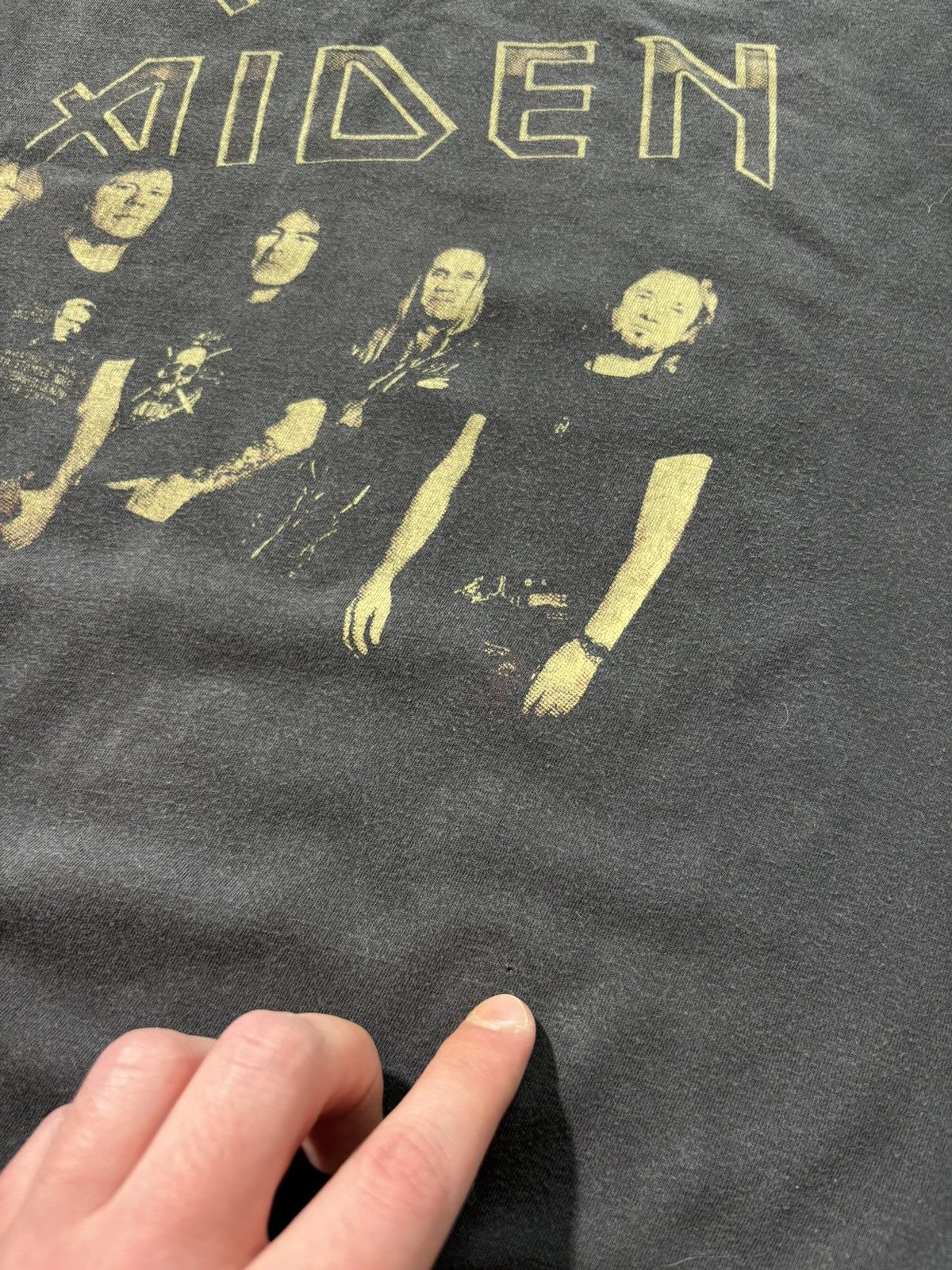 Band Tees Vintage Iron Maiden Tshirt 90’s Boxy Fit Retro Rock Misic Size US M / EU 48-50 / 2 - 9 Thumbnail