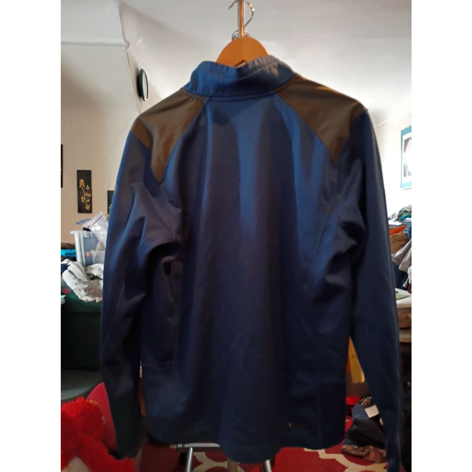 The North Face VTG The North Face Men’s Pullover Fleece Sweatshirt M Blue 1/4 Zip Activewear Size US M / EU 48-50 / 2 - 2 Thumbnail