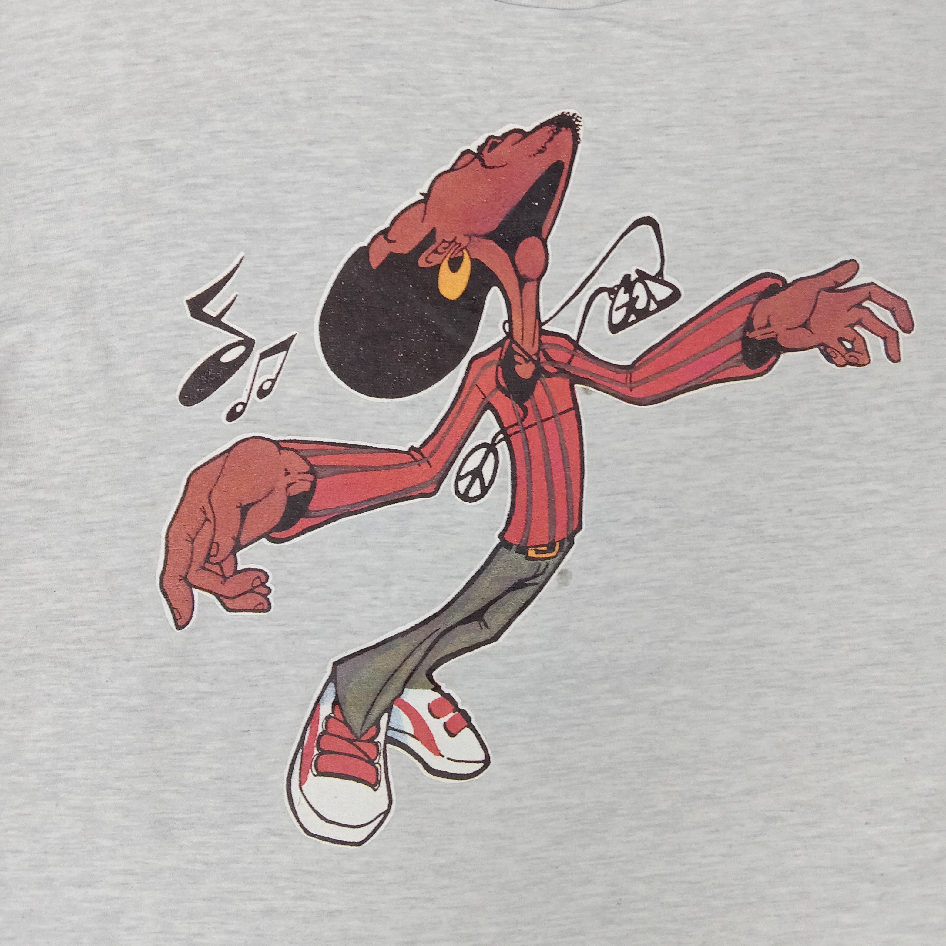 Rap Tees × Vintage Vintage 90's Phunky Circle American Hip Hop Style Tshirt Size US XL / EU 56 / 4 - 2 Thumbnail