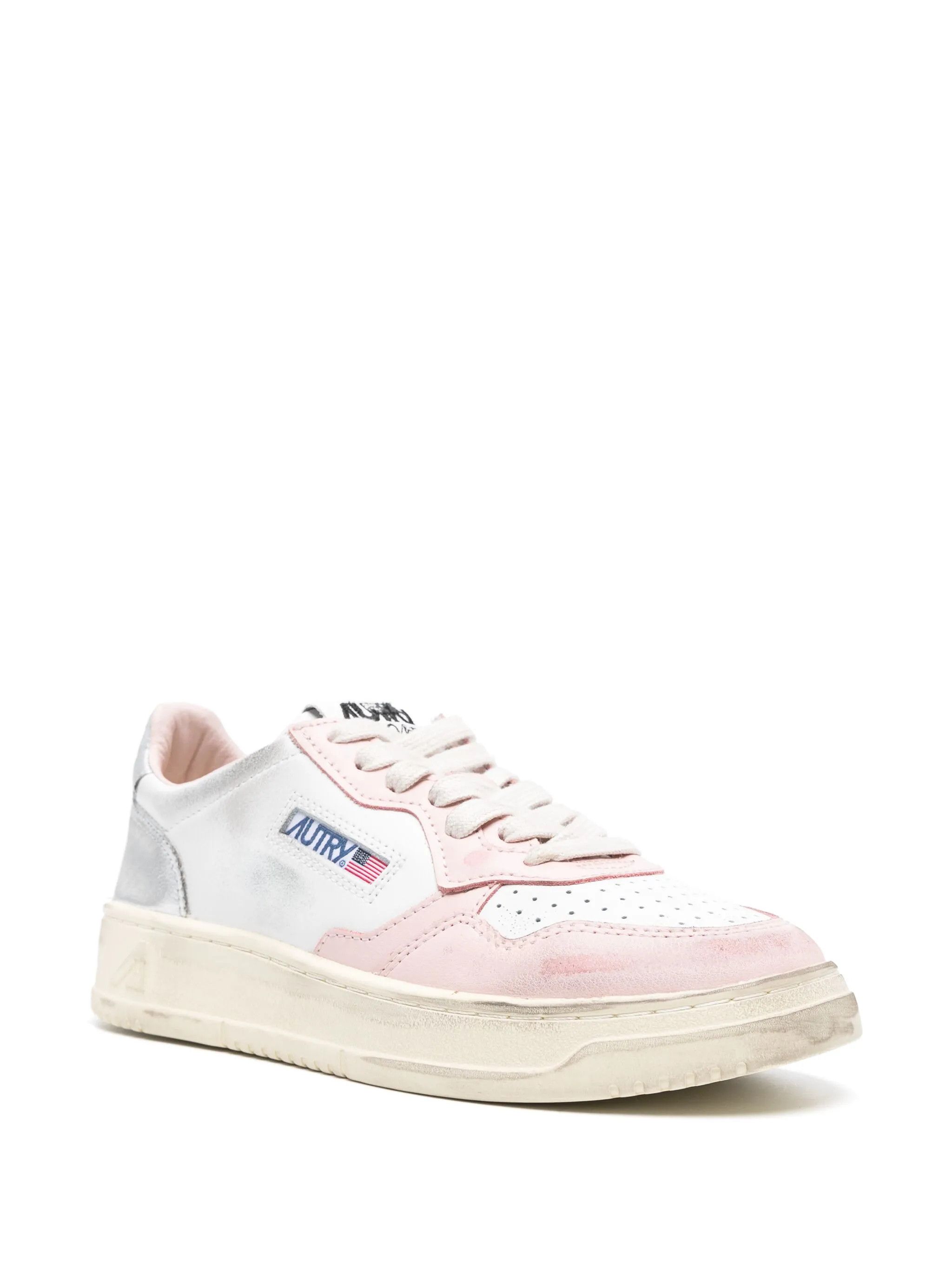 AUTRY o1y0725 Leather Low-Top Sneakers in Multicolor Size US 5 / IT 35 - 2 Thumbnail