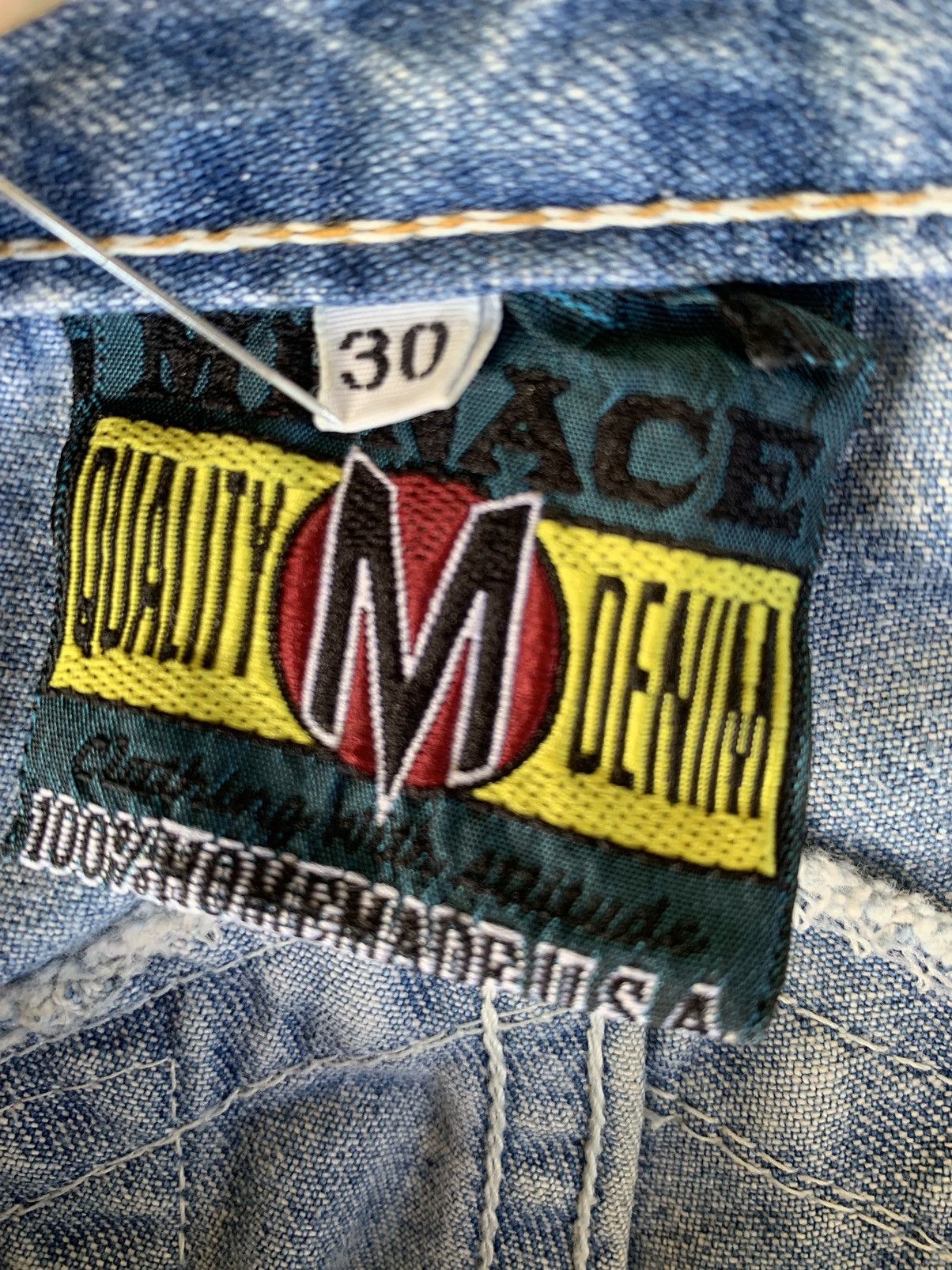 Menace vintage 90s menace jeans clothing wide leg rave pants Size US 30 / EU 46 - 8 Thumbnail