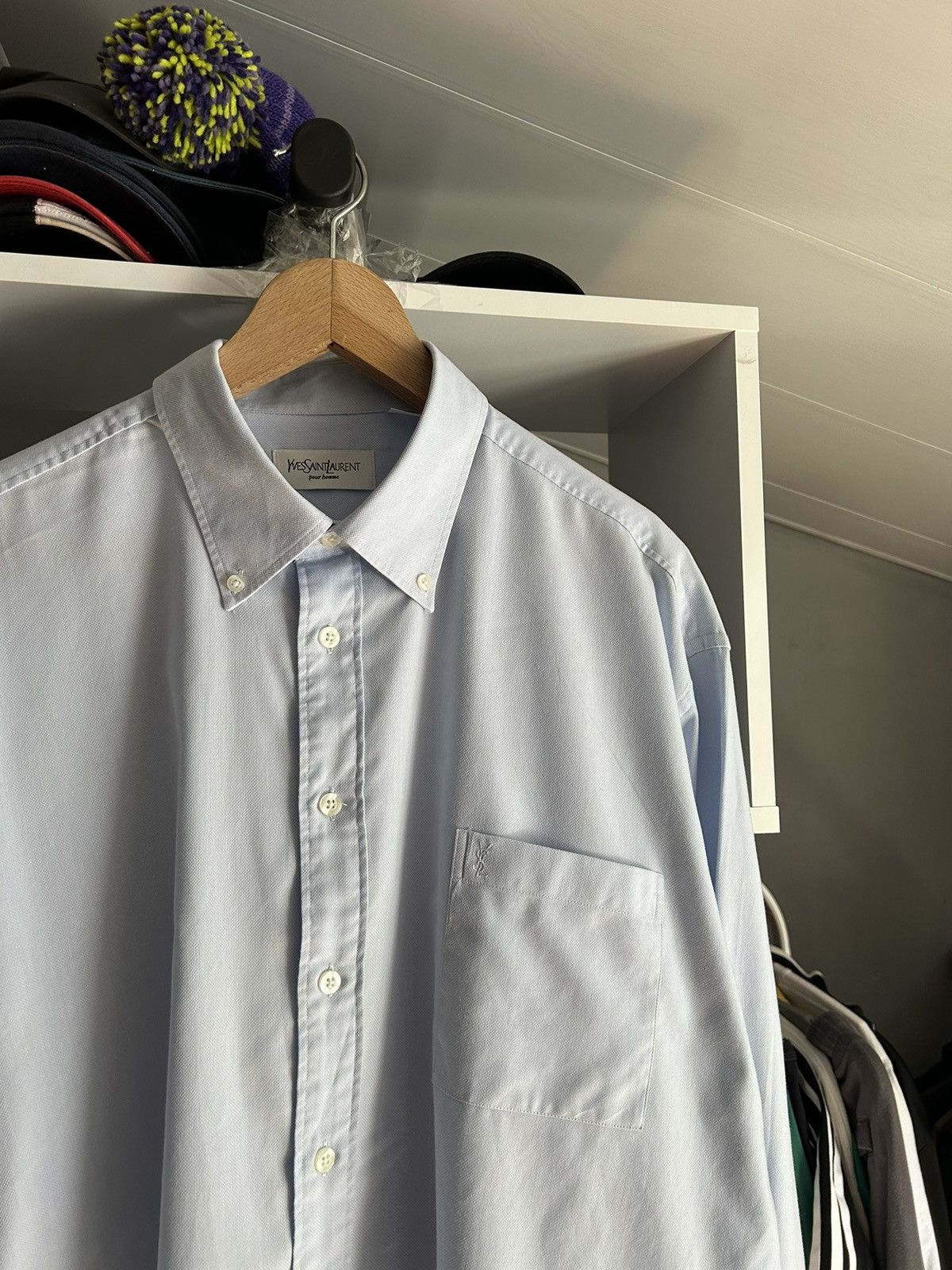 Yves Saint Laurent Yves saint laurent classic cotton shirt Size US XL / EU 56 / 4 - 2 Thumbnail