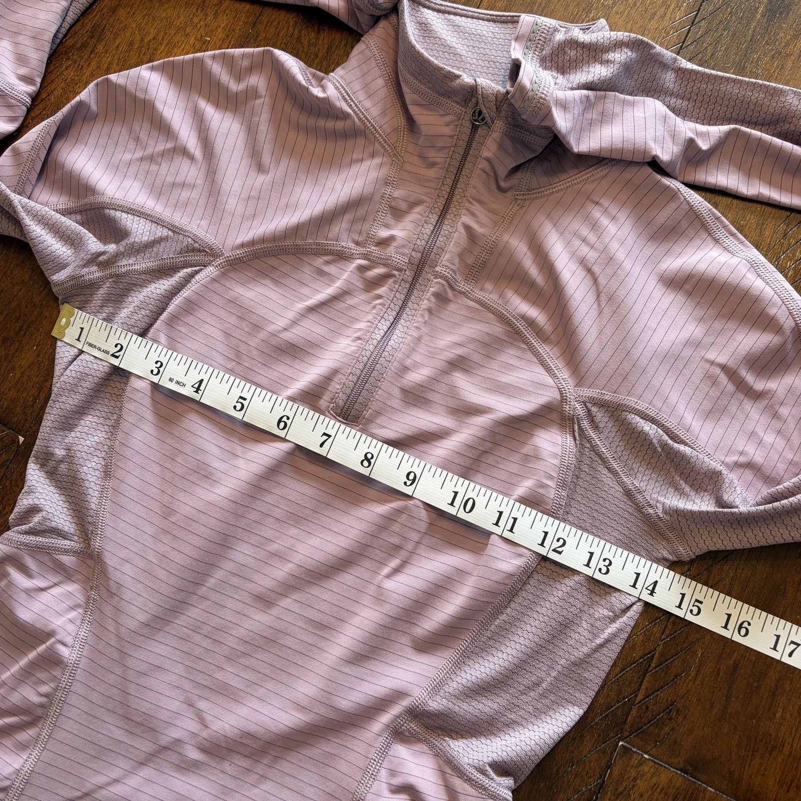 Lululemon Lululemon Pullover Womens 4 Purple Striped 1/4 Zip Neck Size S / US 4 / IT 40 - 9 Thumbnail