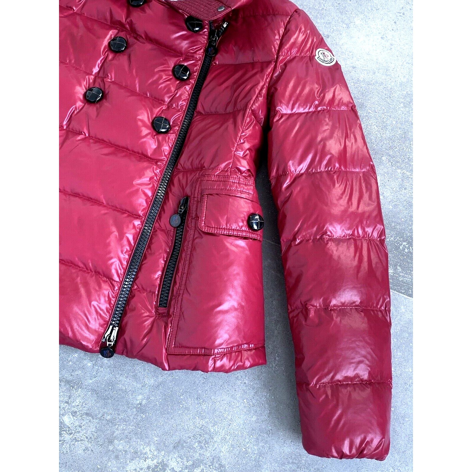 Moncler Women's MONCLER DAIM Down Puffer Pea Coat Jacket SZ 2 S - M Size S / US 4 / IT 40 - 6 Thumbnail