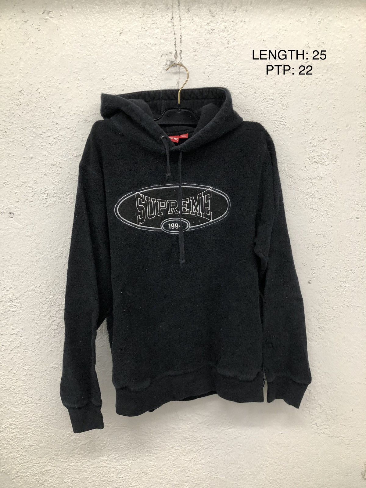 Supreme Supreme FW15 Sherpa Fleece Hoodie Size US S / EU 44-46 / 1 - 2 Thumbnail