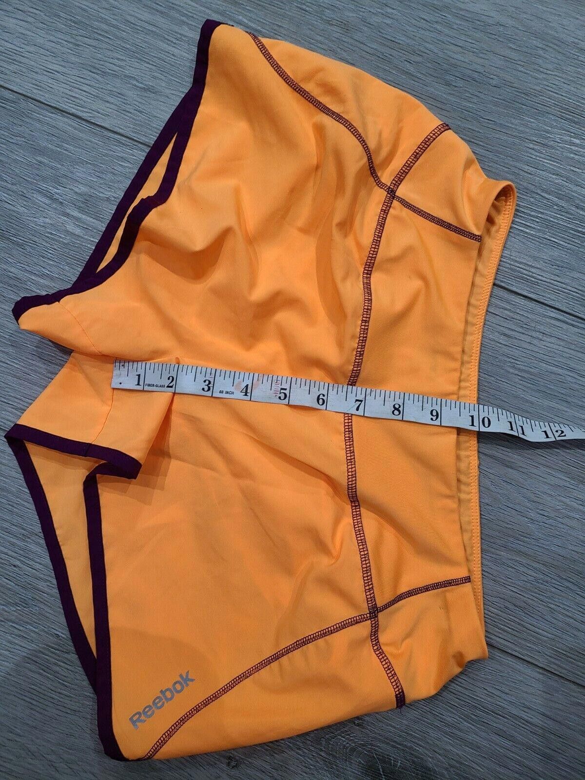 Reebok Reebok Shorts Extra Small Orange Speedwick Dolphin Hem Size 26" / US 2 / IT 38 - 6 Thumbnail