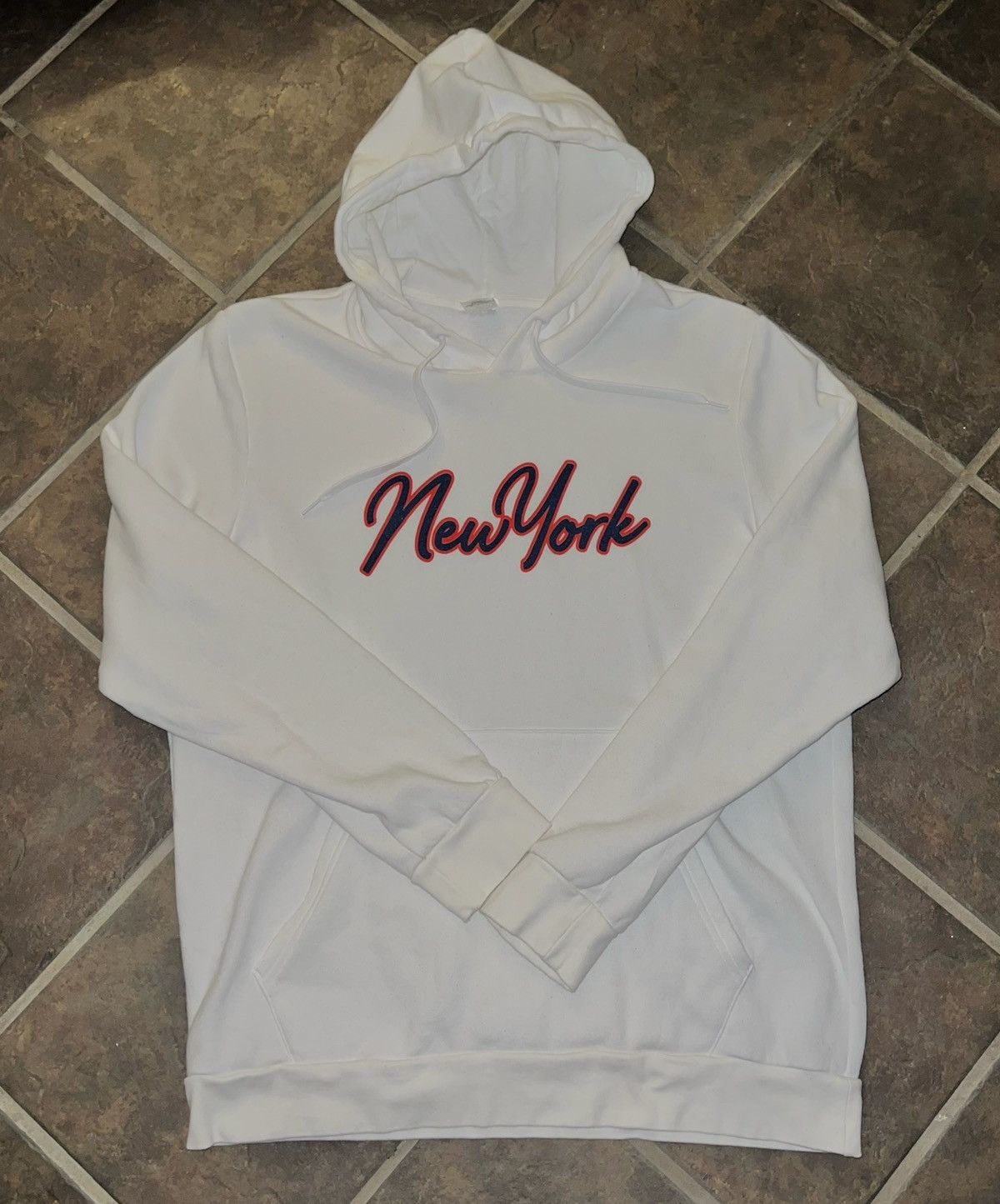 Vintage VINTAGE NEW YORK HOODIE Size US XL / EU 56 / 4 - 16 Thumbnail