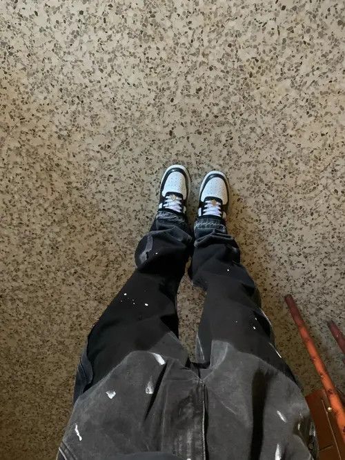 VIBE Black Color Spliced Speckled Ink Micro Flare Pant Size US 34 / EU 50 - 3 Thumbnail