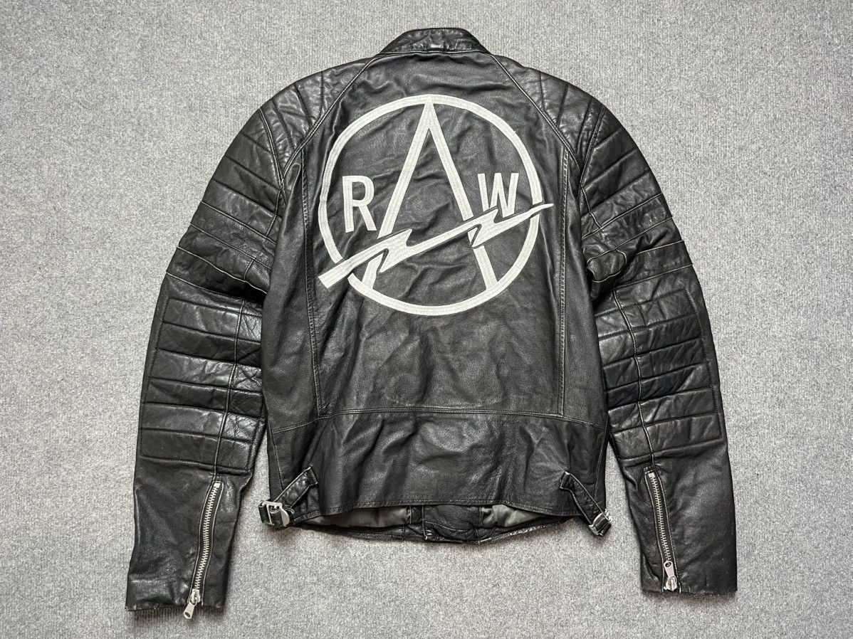 G-Star G-Star Raw biker leather jacket Size US M / EU 48-50 / 2 - 5 Thumbnail