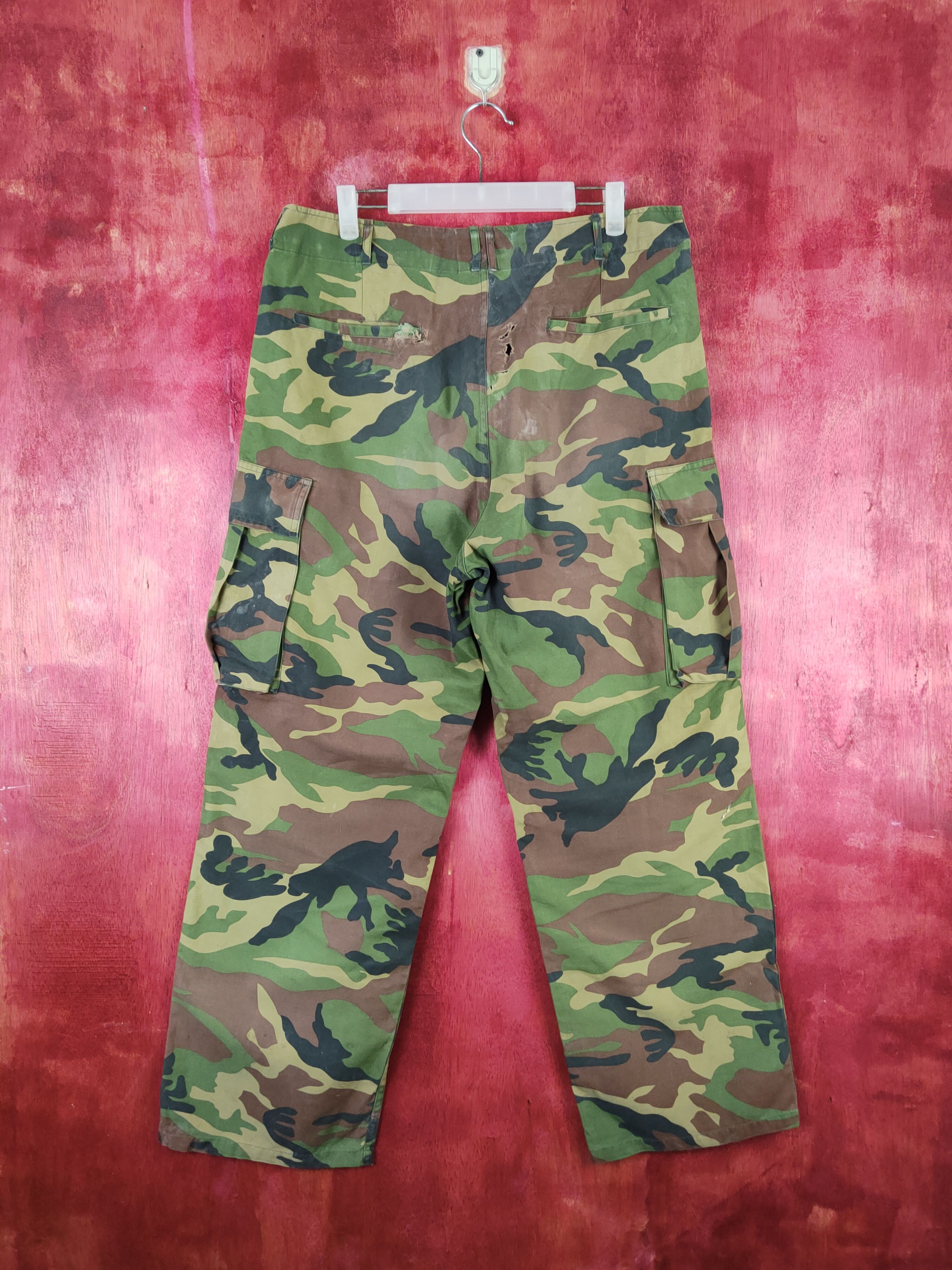 Japanese Brand DL vintage military Camo Tactical Cargo Pants #S1840 Size US 34 / EU 50 - 8 Thumbnail