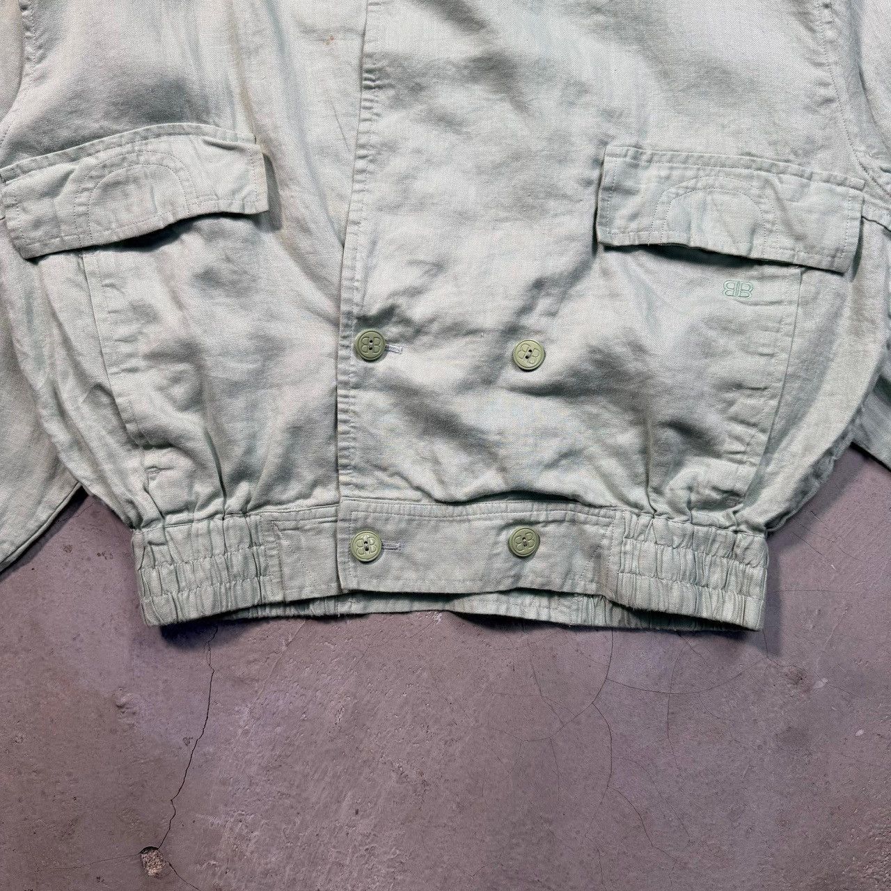 Balenciaga Vintage BALENCIAGA Sport Paris Bomber Jacket Size US M / EU 48-50 / 2 - 6 Thumbnail