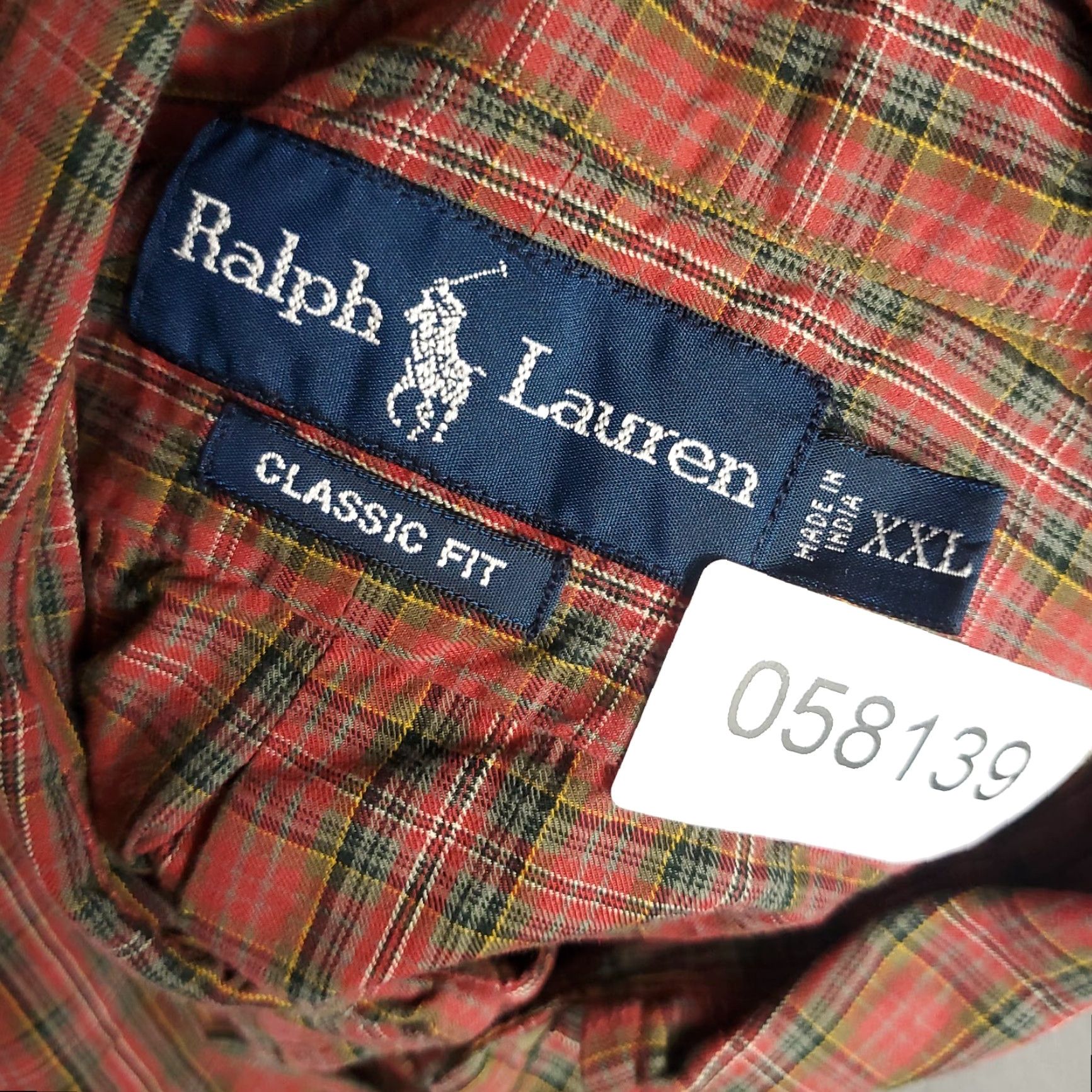 Ralph Lauren VINTAGE Ralph Lauren Shirt Mens 2XL Red Plaid Casual Button-Up Short Sleeve Pony Logo Mens Shirt Size US XXL / EU 58 / 5 - 7 Thumbnail