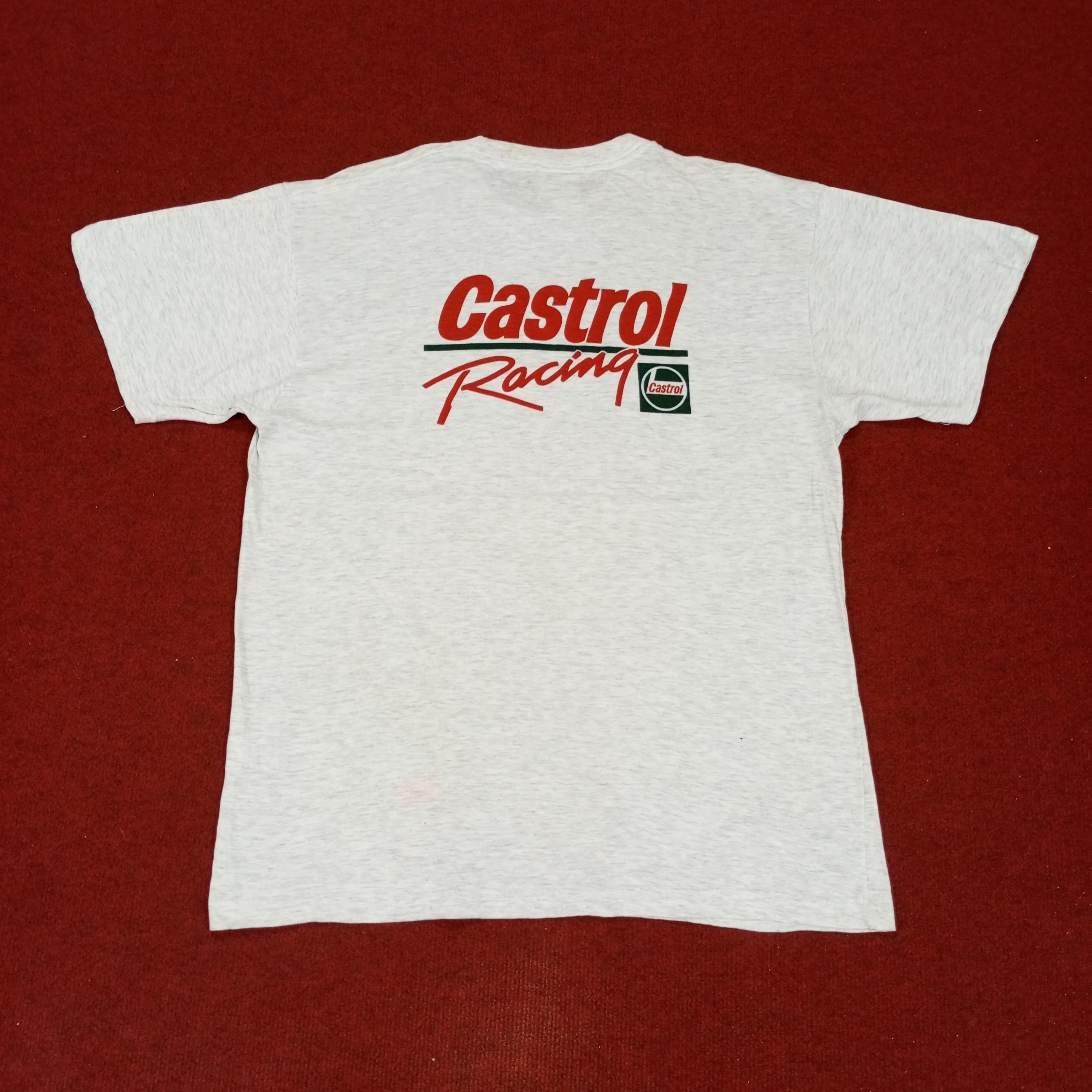 Vintage Castrol Racing Promo Style Tshirt Oil Motorsports Size US L / EU 52-54 / 3 - 1 Thumbnail