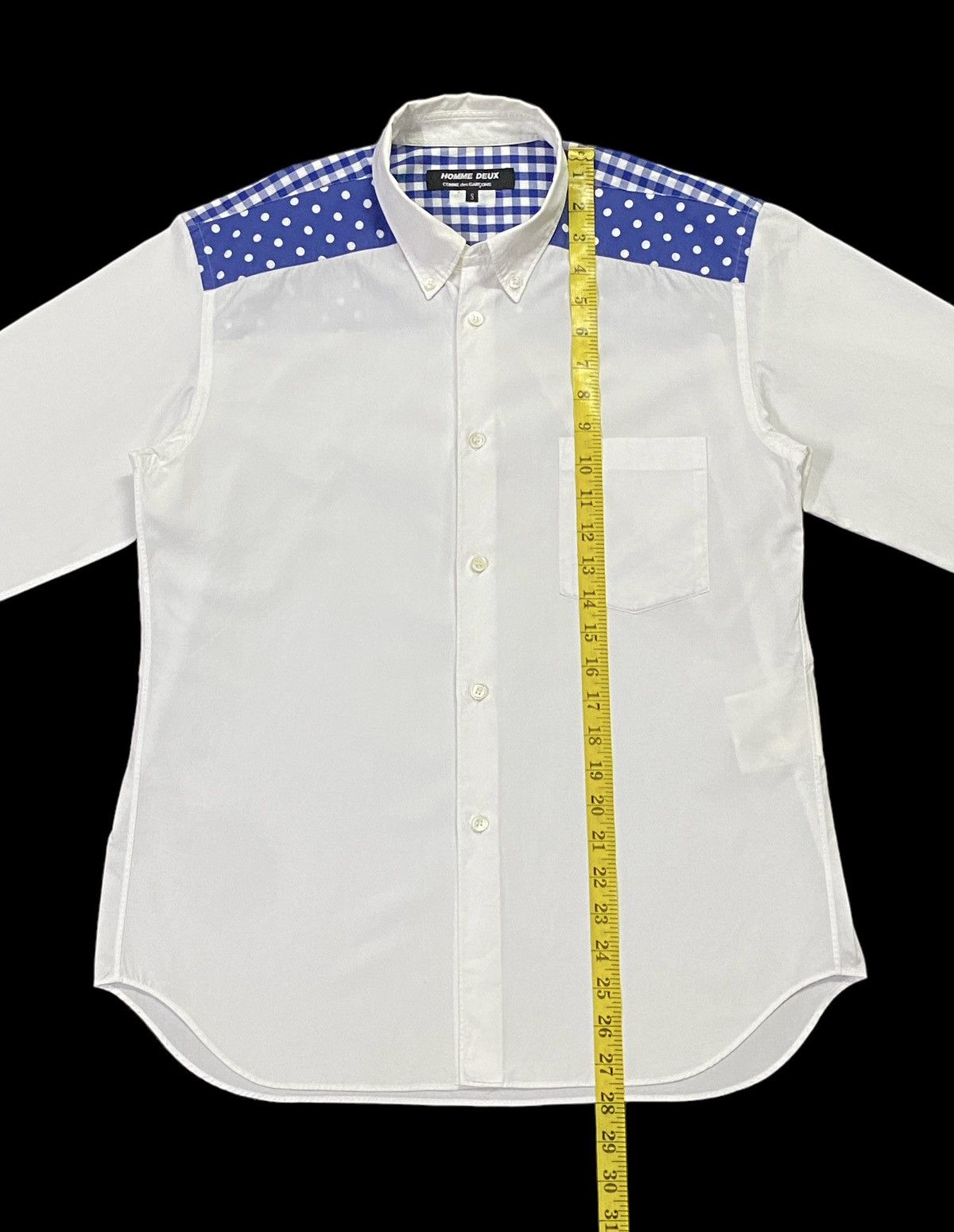 Comme des Garcons AD2013 Comme Des Garçons Homme Deux Shirt Button Ups Size US S / EU 44-46 / 1 - 7 Thumbnail