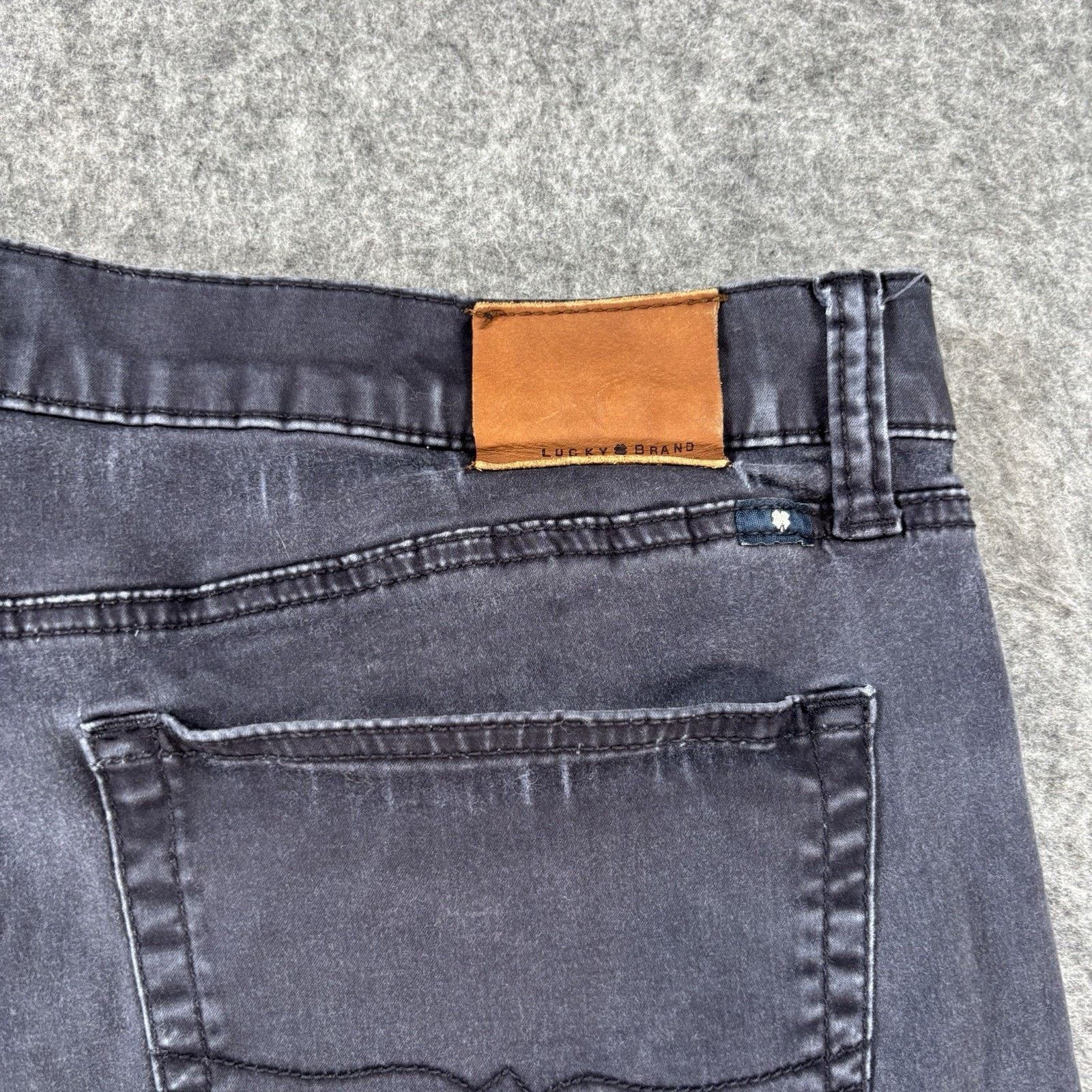 Lucky Brand Lucky Brand 121 Heritage Slim Jeans Mens 38x32 Faded Black Size US 38 / EU 54 - 9 Thumbnail