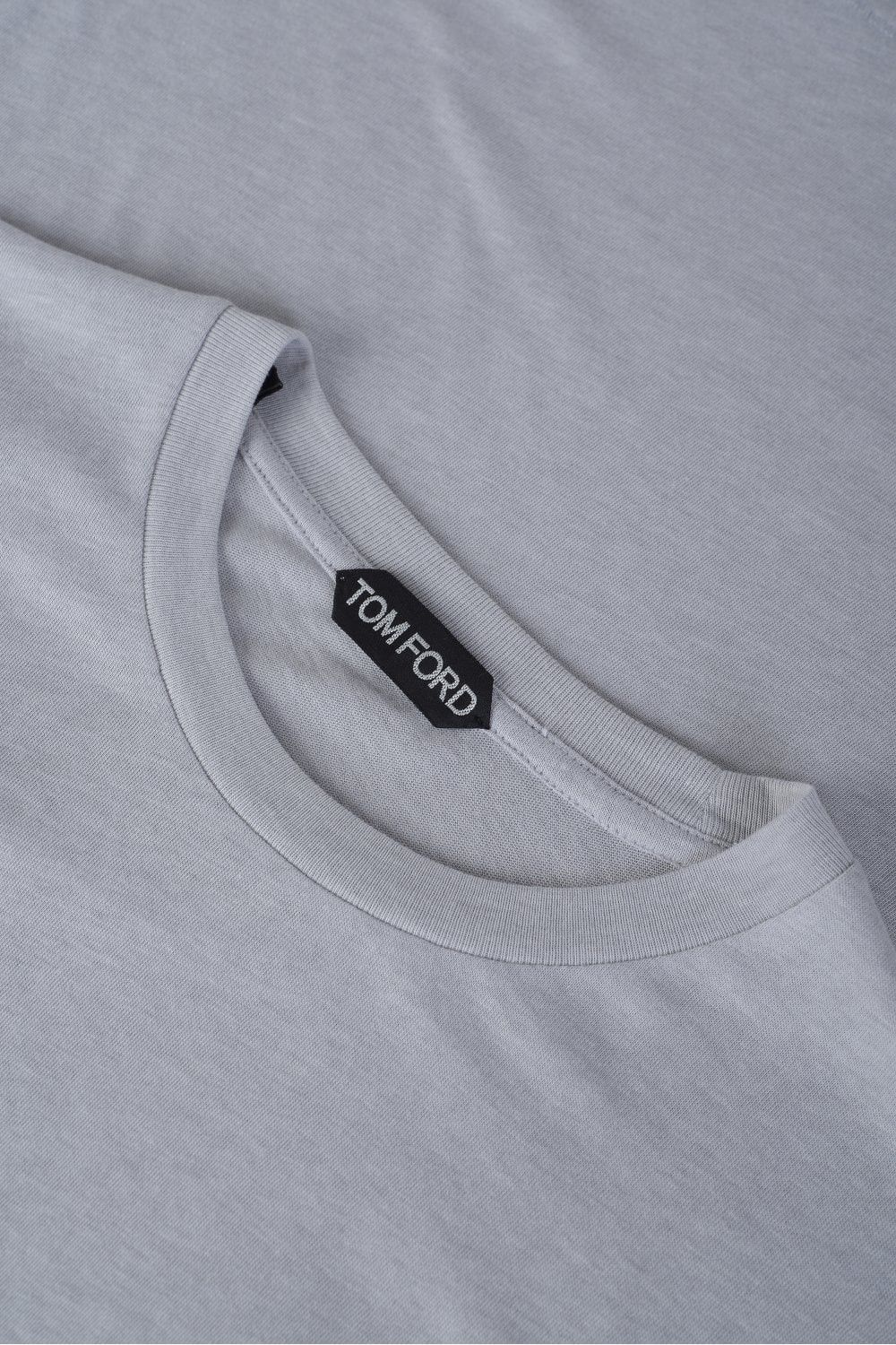 Tom Ford o1w1db10125 JCS001 Crewneck T-Shirt in Light Blue Size US L / EU 52-54 / 3 - 3 Thumbnail