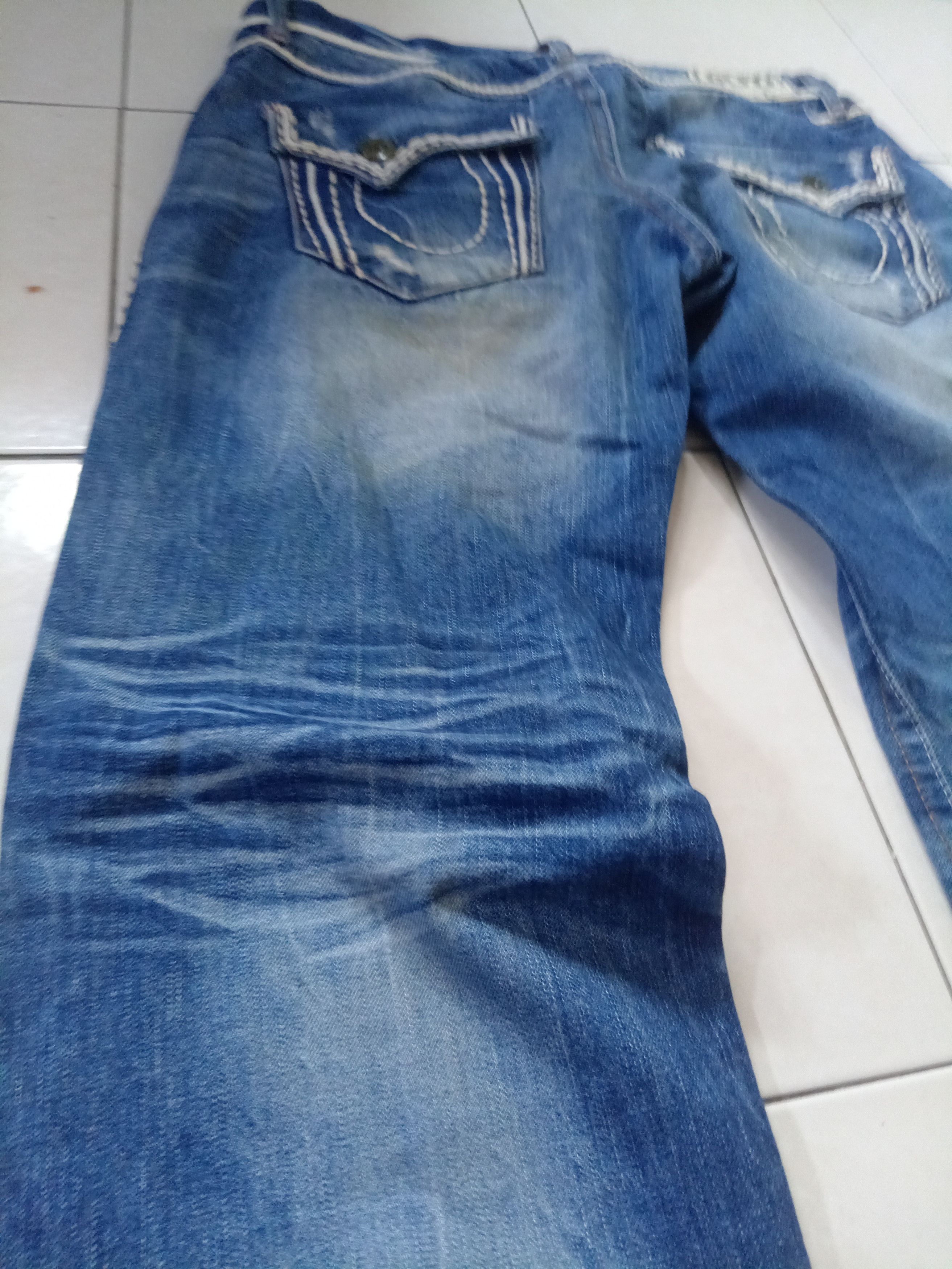 Lolita Jeans Lolita faded style jeans size 34/35 Size US 34 / EU 50 - 3 Thumbnail