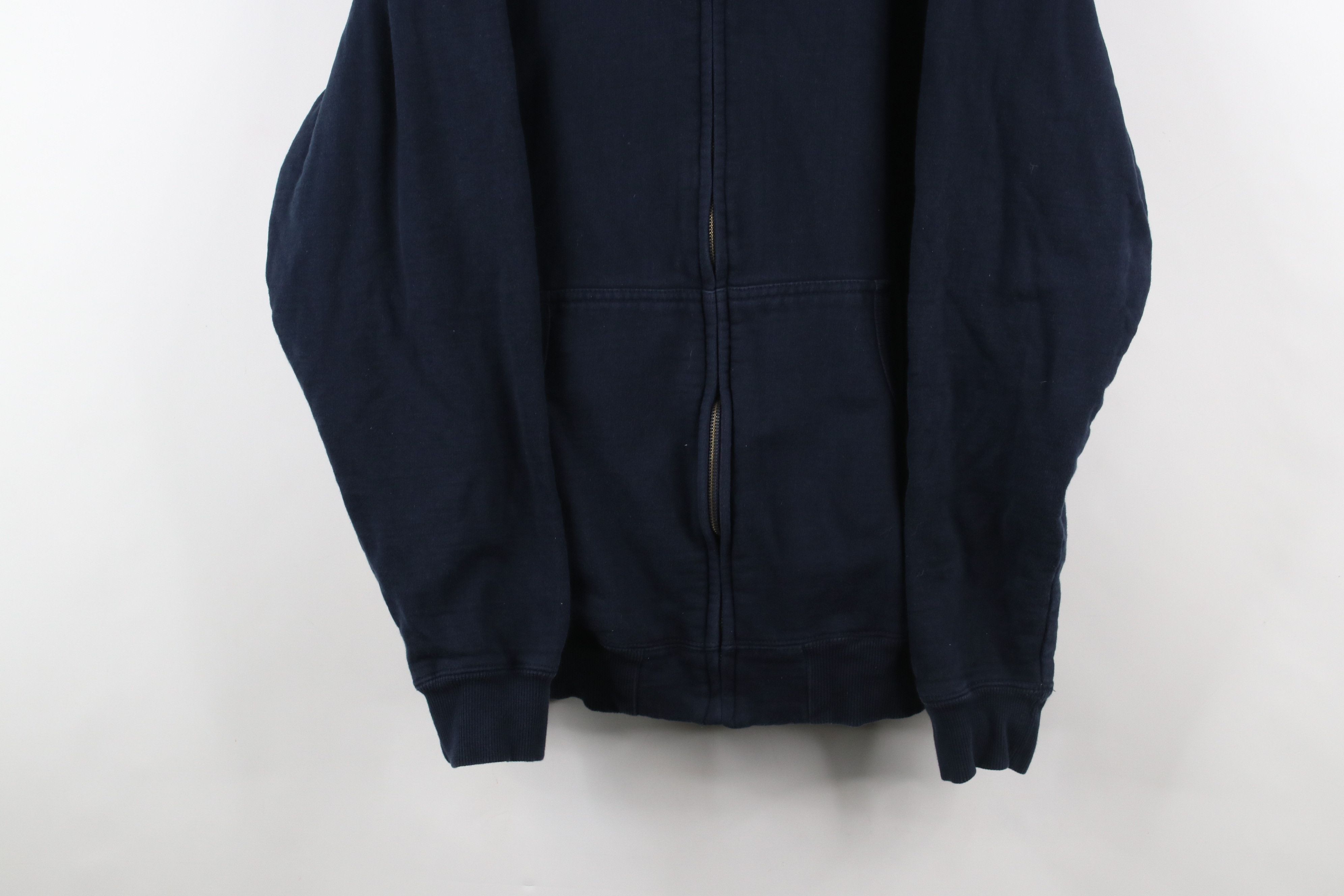 Vintage Vintage 90s Streetwear Heavyweight Lined Full Zip Hoodie Size US XL / EU 56 / 4 - 3 Thumbnail
