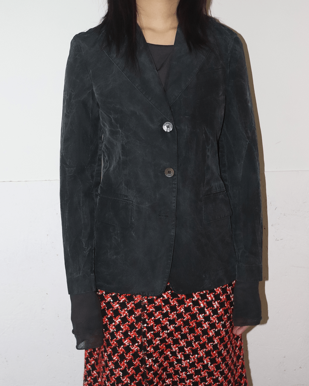 Gucci Gucci by Tom Ford Washed Silk Blend Jacket Size XS / US 0-2 / IT 36-38 - 4 Thumbnail