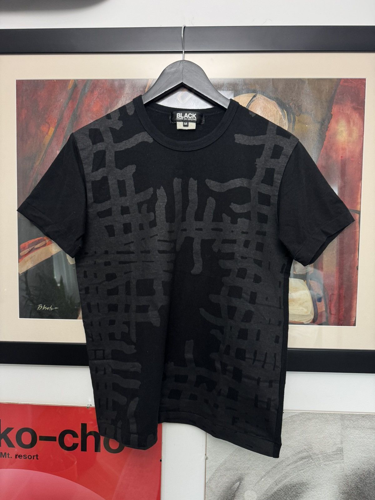 Comme des Garcons Black BLACK CDG Comme Des Garcons Tee Japanese Japan Designer Rare Size US M / EU 48-50 / 2 - 1 Thumbnail